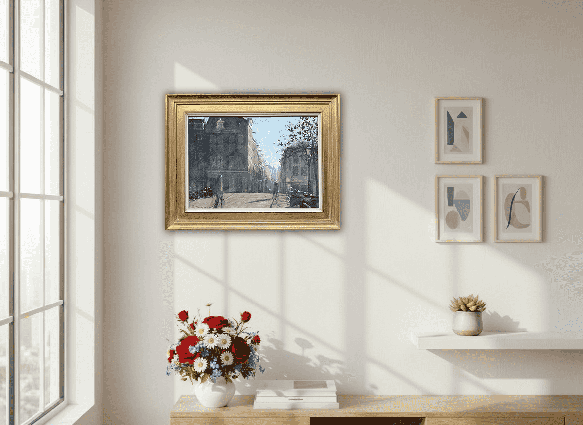 Titus Meeuws - Hartenstraat te Amsterdam (in interieur)