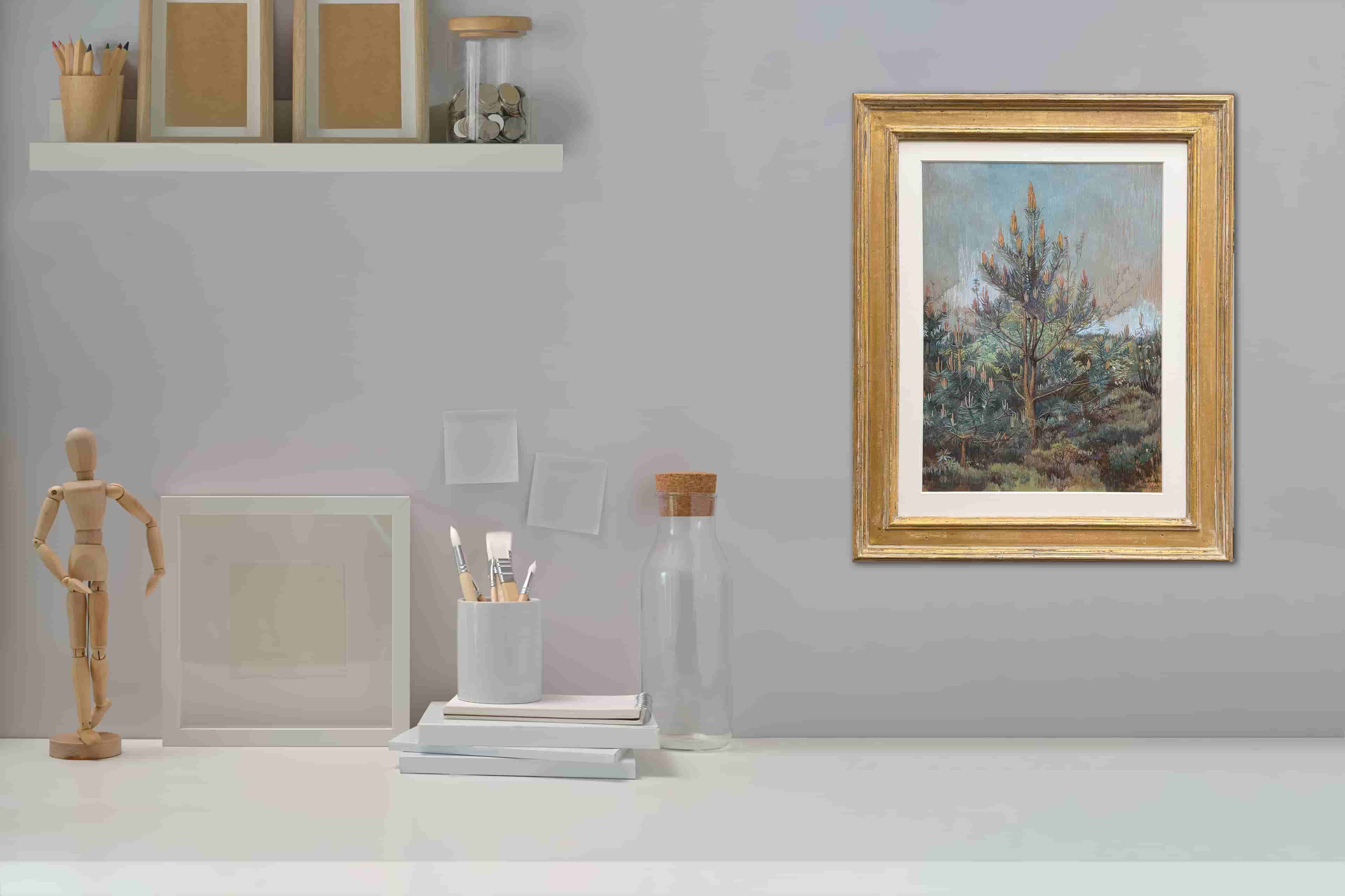 Jo Koster - Veluws bosgezicht (in interieur)