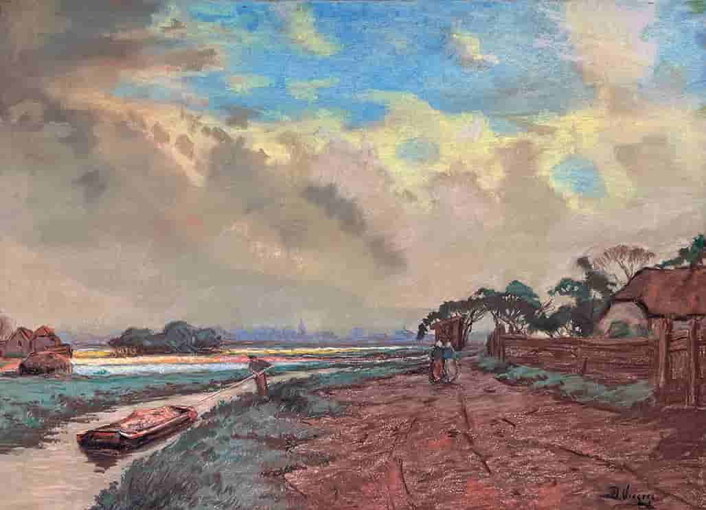 Ben Viegers - Bollenvelden bij Hillegom