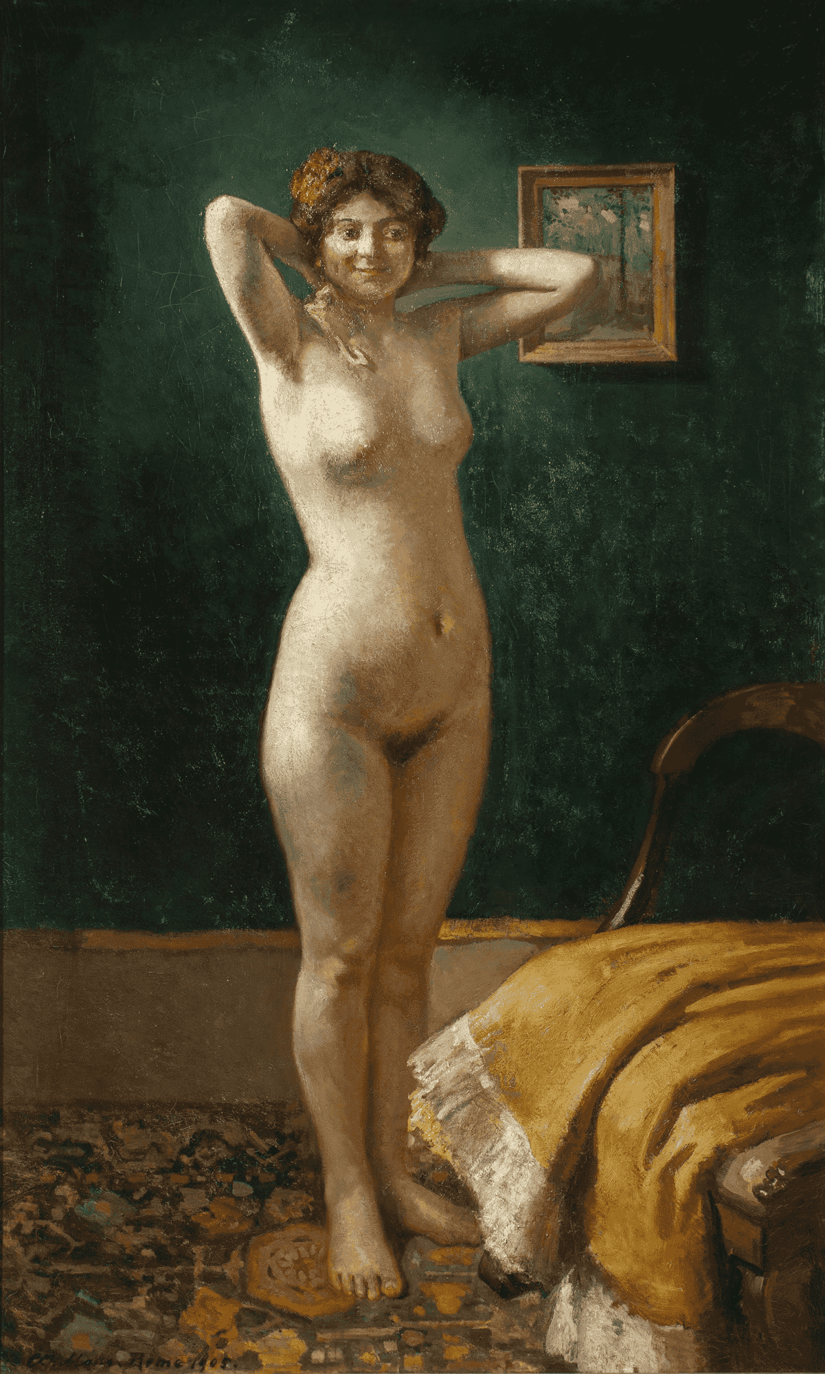 Kees Maks - Naakportret van Ersilla Rinaldi (zonder lijst)