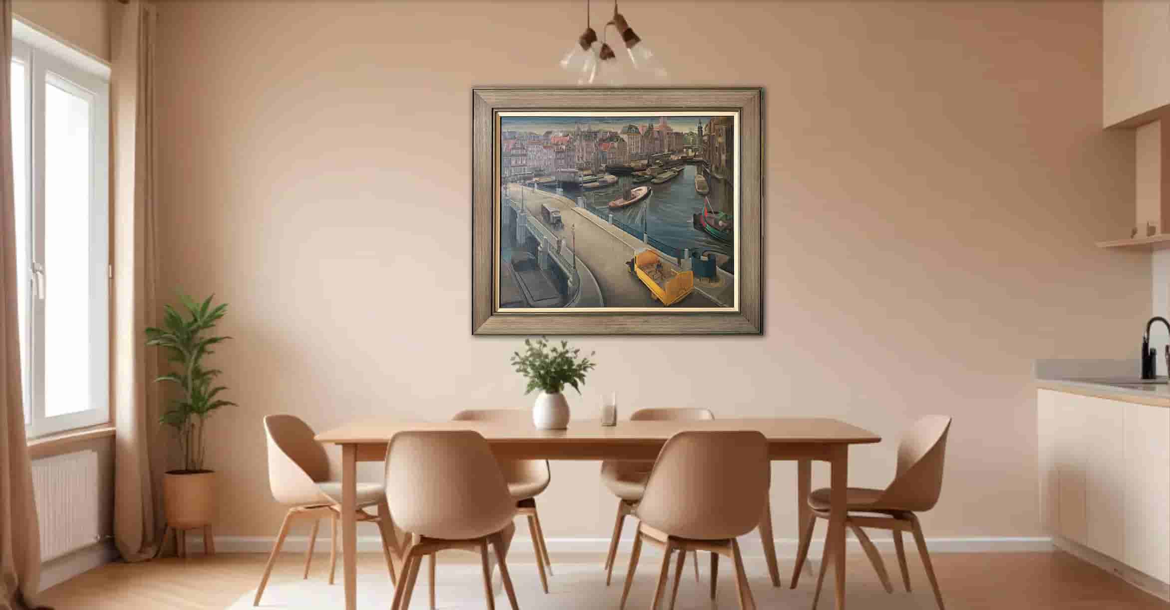 Harmen Meurs - Binnenamstel te Amsterdam (in interieur)