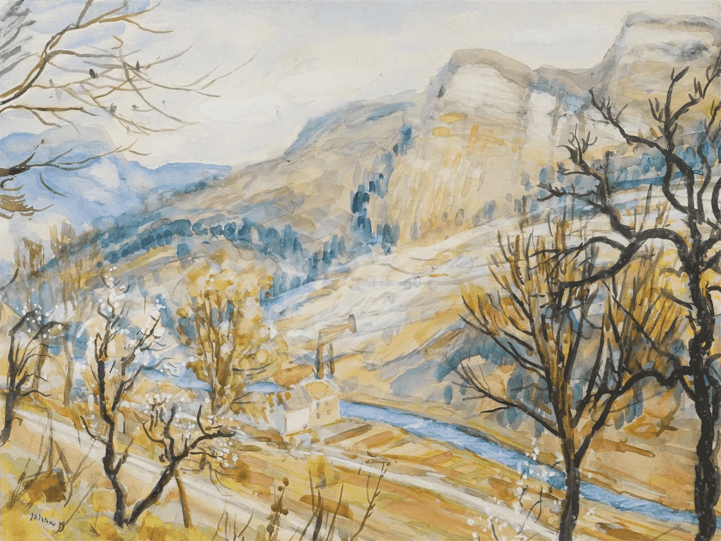 Johan Dijkstra - Haure-Savoie (zonder lijst)