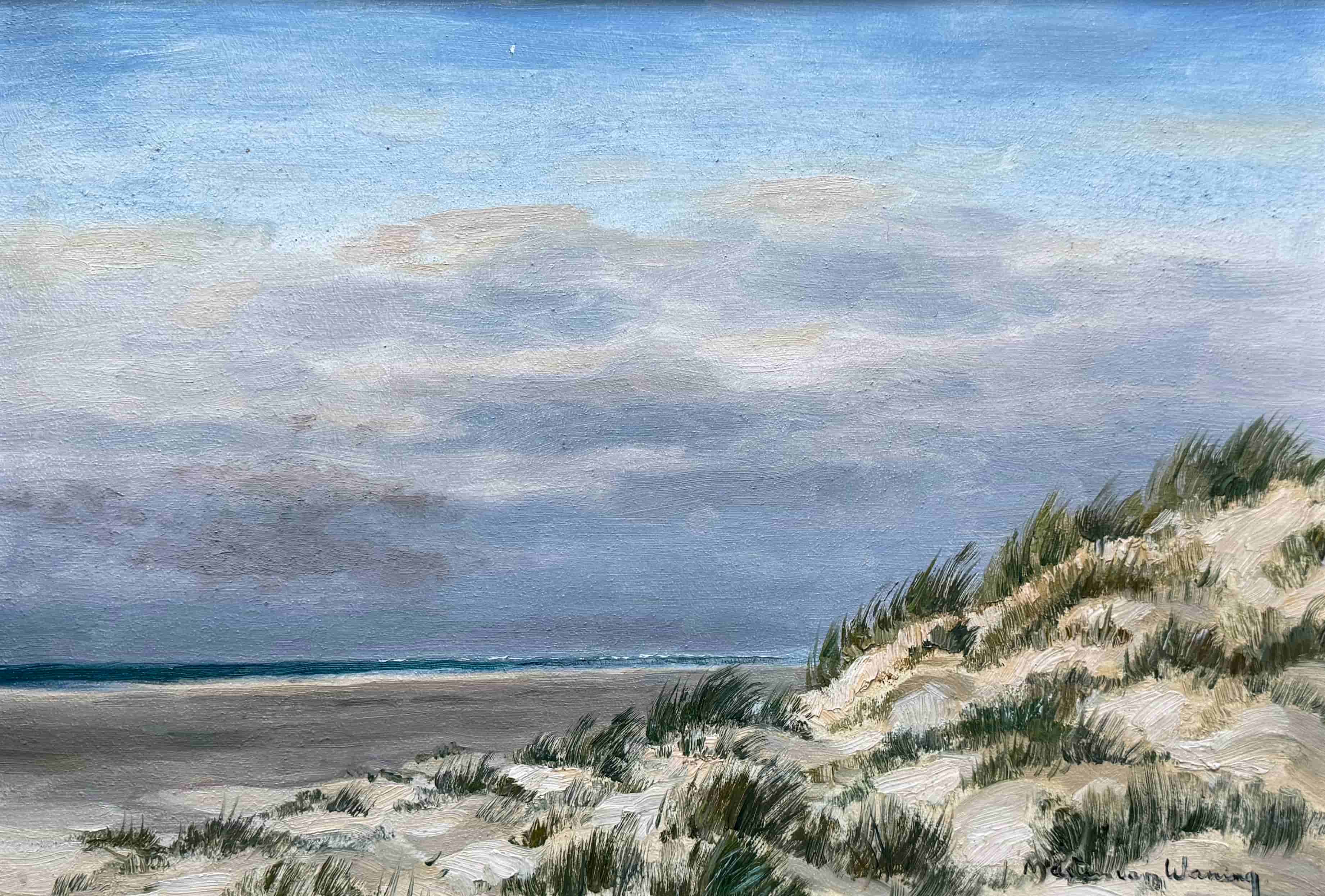 Martin van Waning - Strand te Schiermonnikoog (zonder lijst)