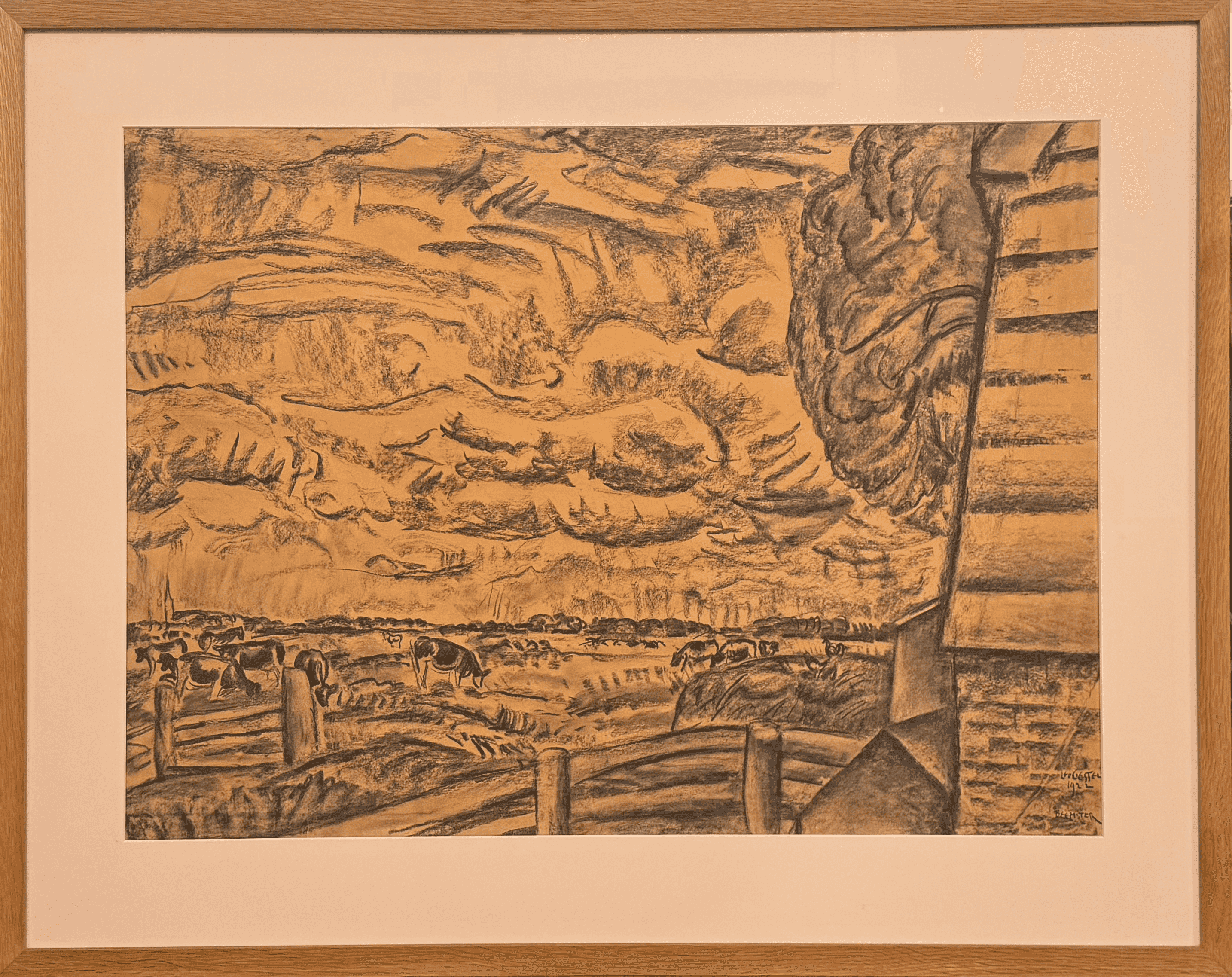 Leo Gestel - Beemsterpolder in 1922 (met lijst)