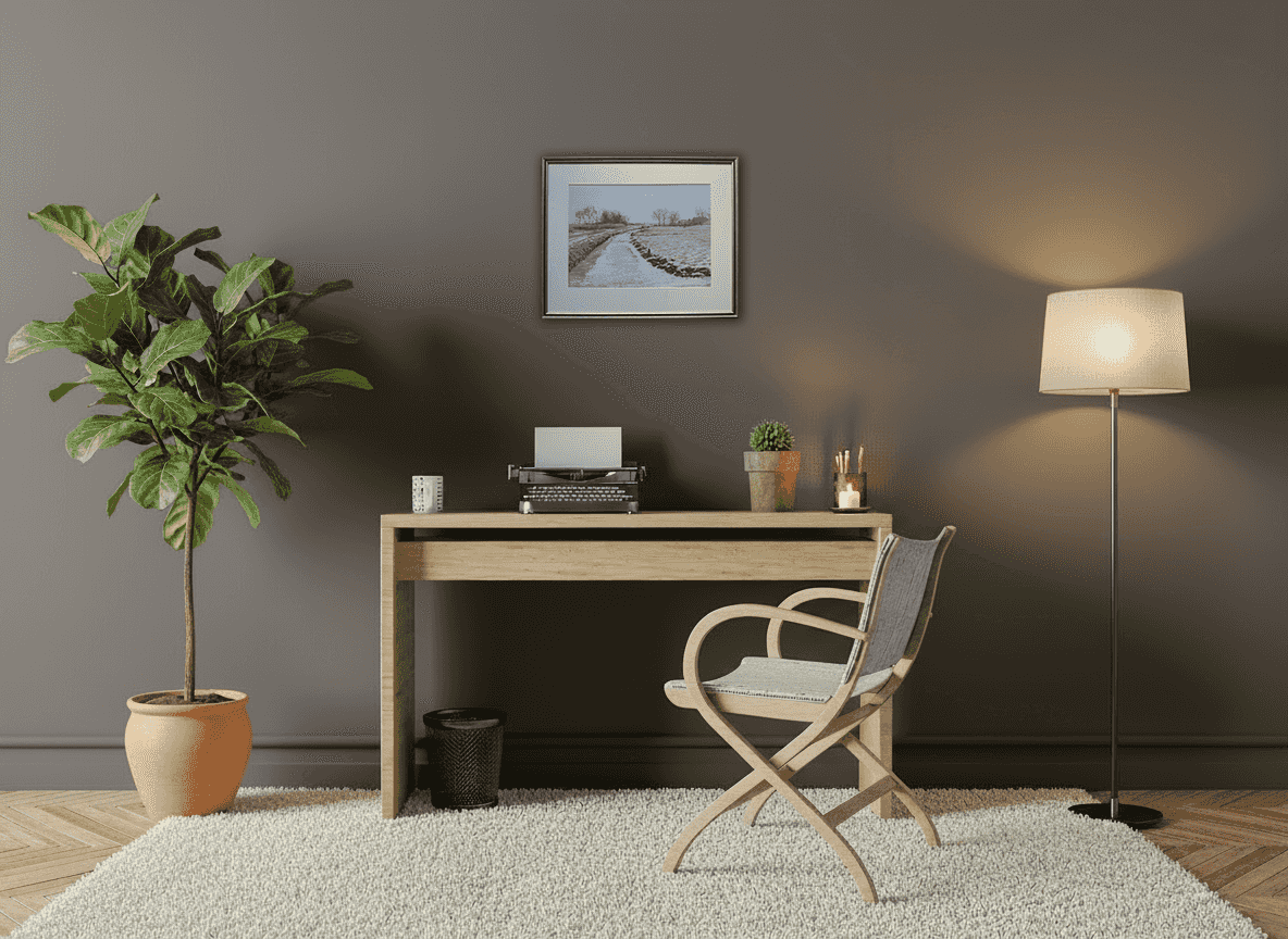 Gerard Huysman - Spookverlaat in de winter (in interieur)