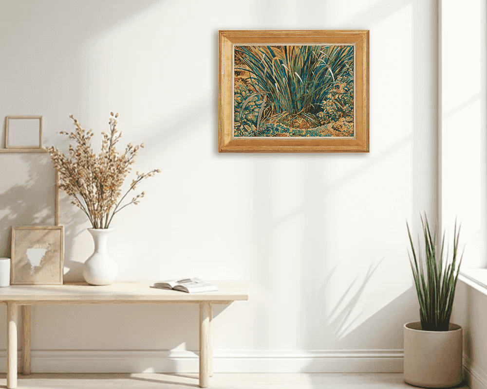 Herman Bieling - Tuin met agaven (in interieur)