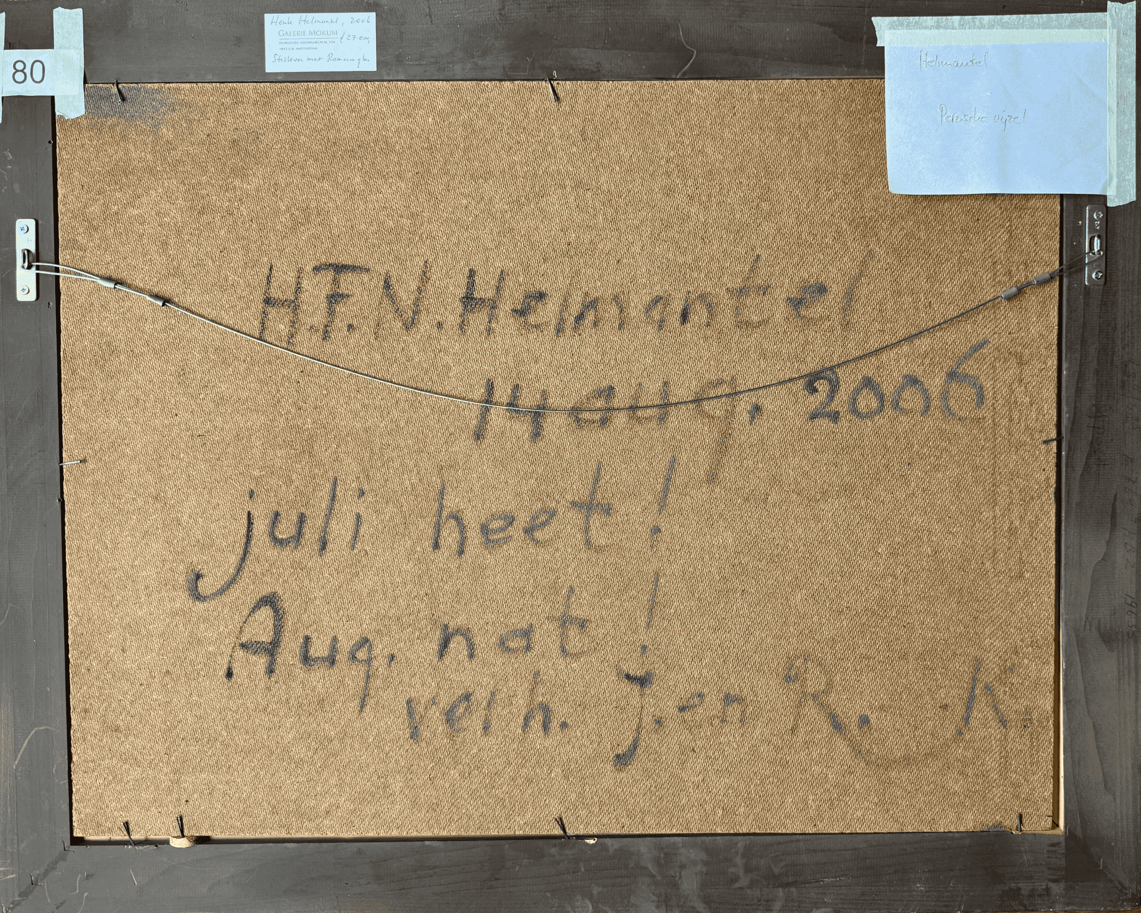 Henk Helmantel - Stilleven met vijzel, 1986 (in het echt)
