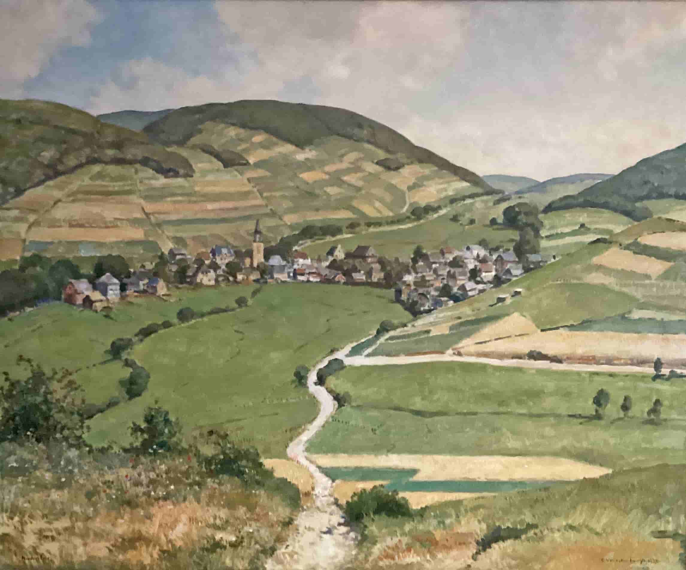 Cornelis Vreedenburgh - Niedersfeld (Duitsland) (zonder lijst)