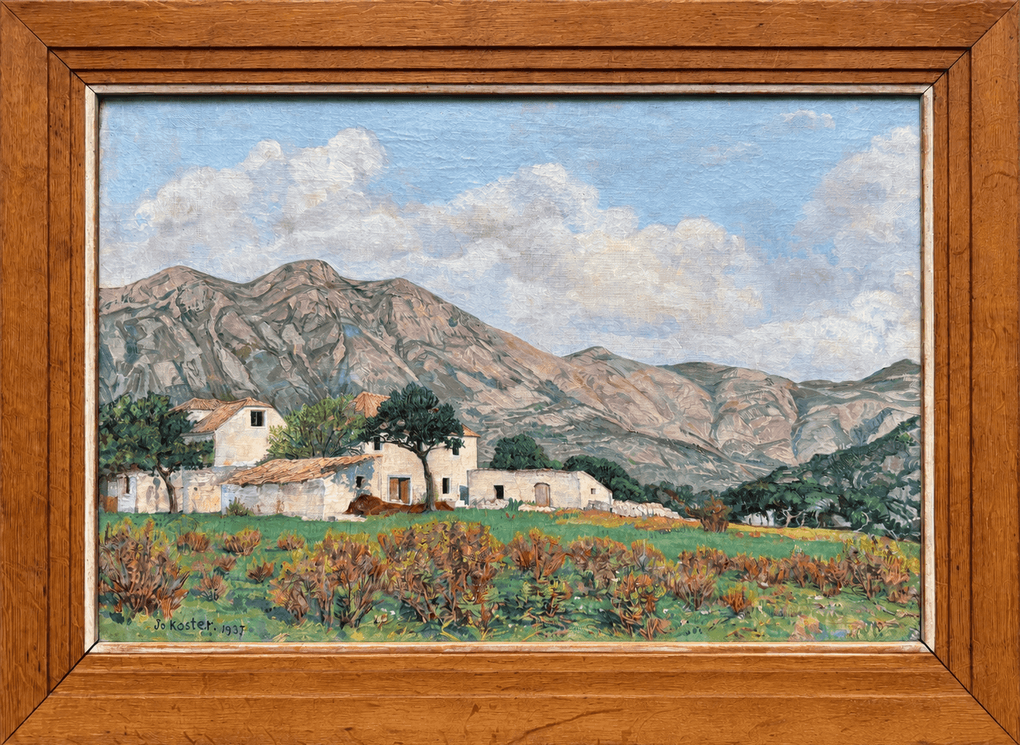 undefined - Jo Koster – Le mas, 1937 (met lijst)