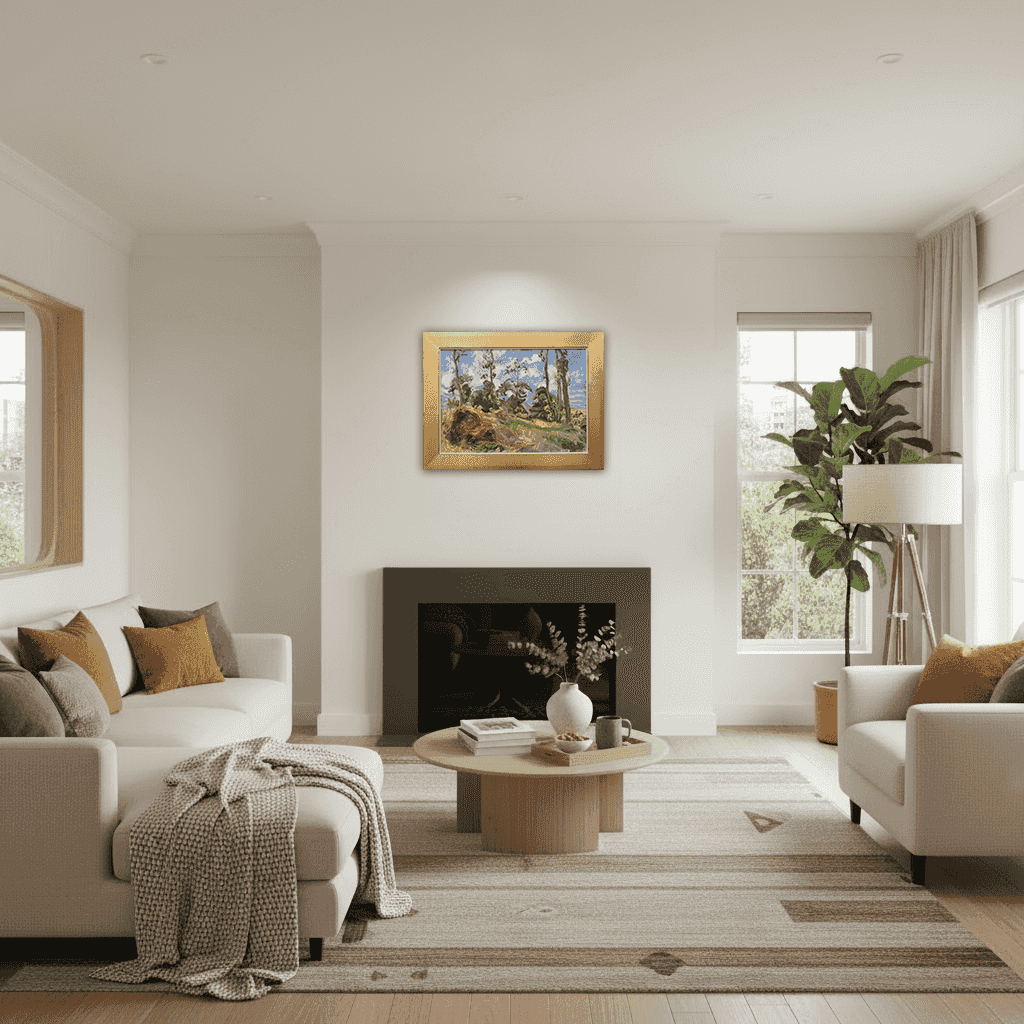 Jan Altink - Blauwborgje in de zomer van 1942 (in interieur)