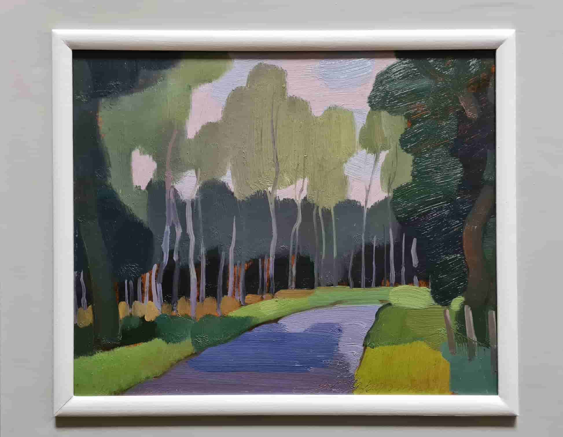 Jentsje Popma - Hoge Veluwe (met lijst)