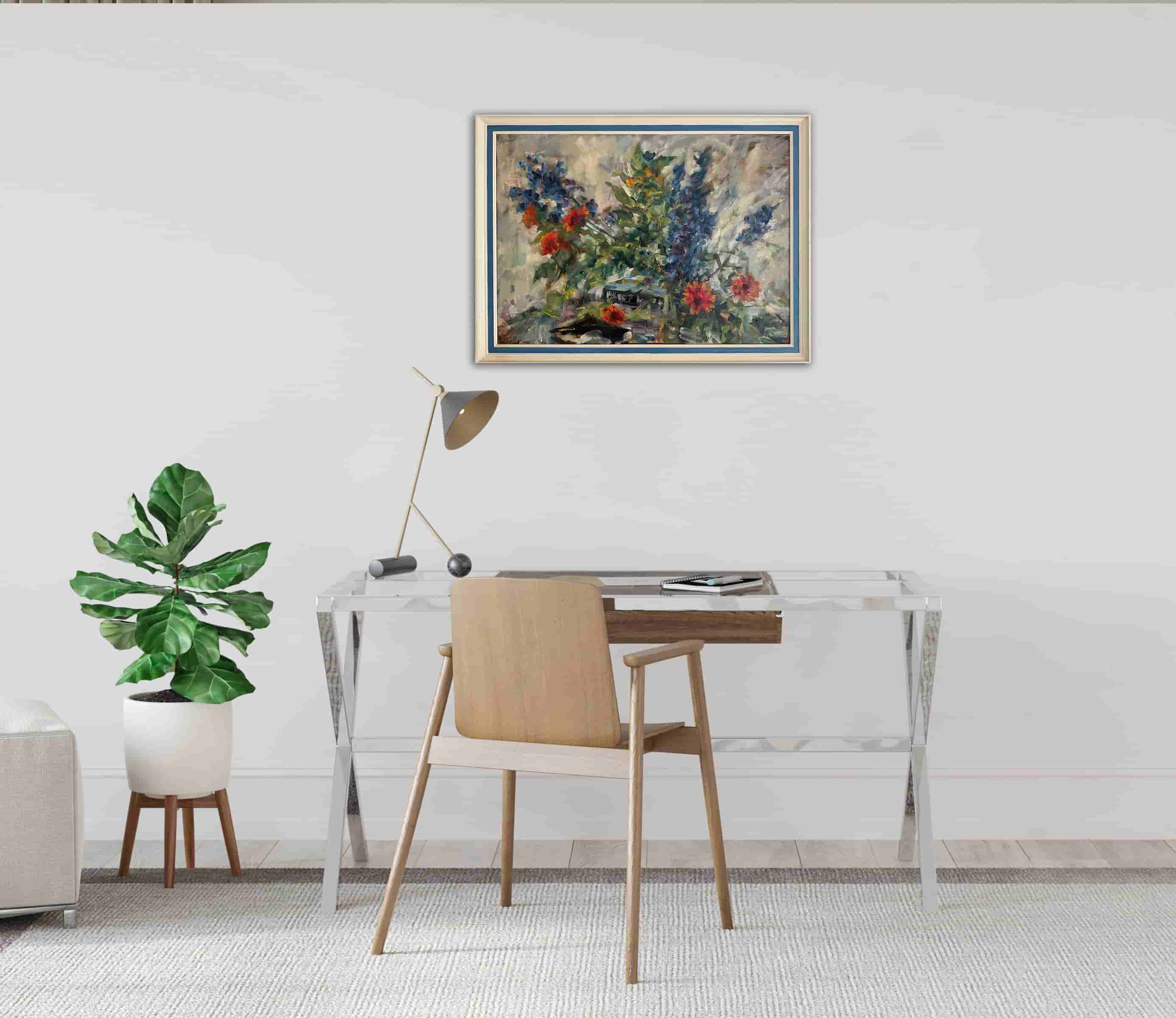 Jürgen Leippert - Bloemstilleven (in interieur)