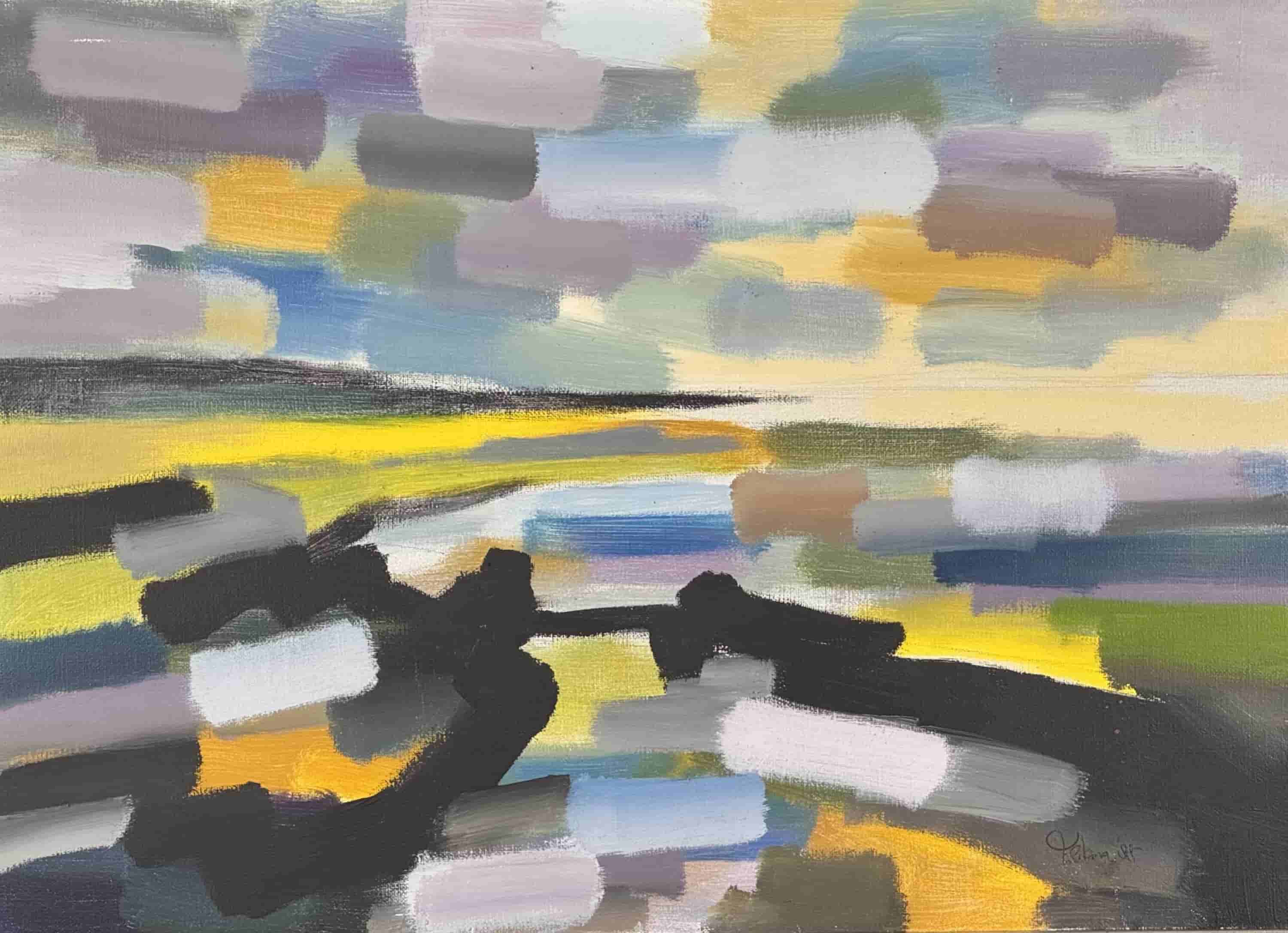Eddy Sikma - Fries landschap (zonder lijst)