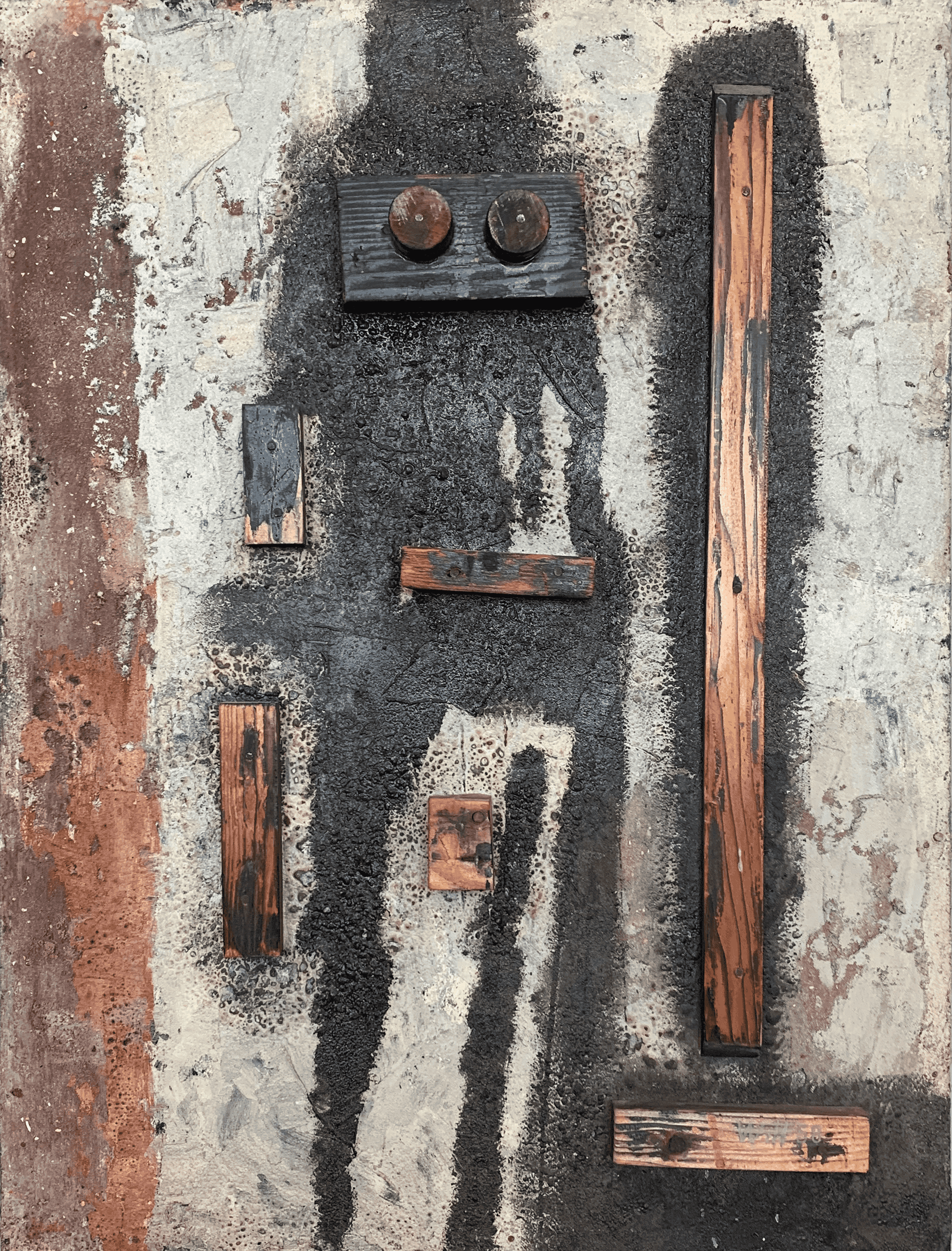 Will Leewens - Compositie met totem