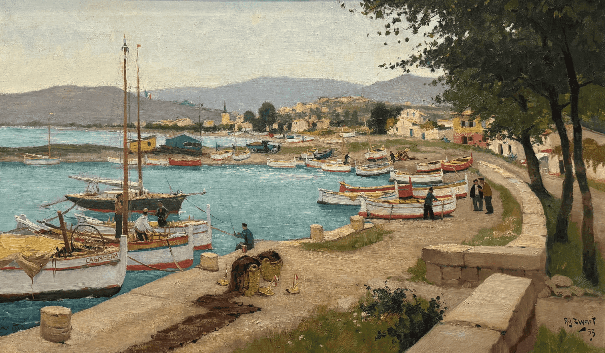 Arie Johannes Zwart - Cagnes sur Mer