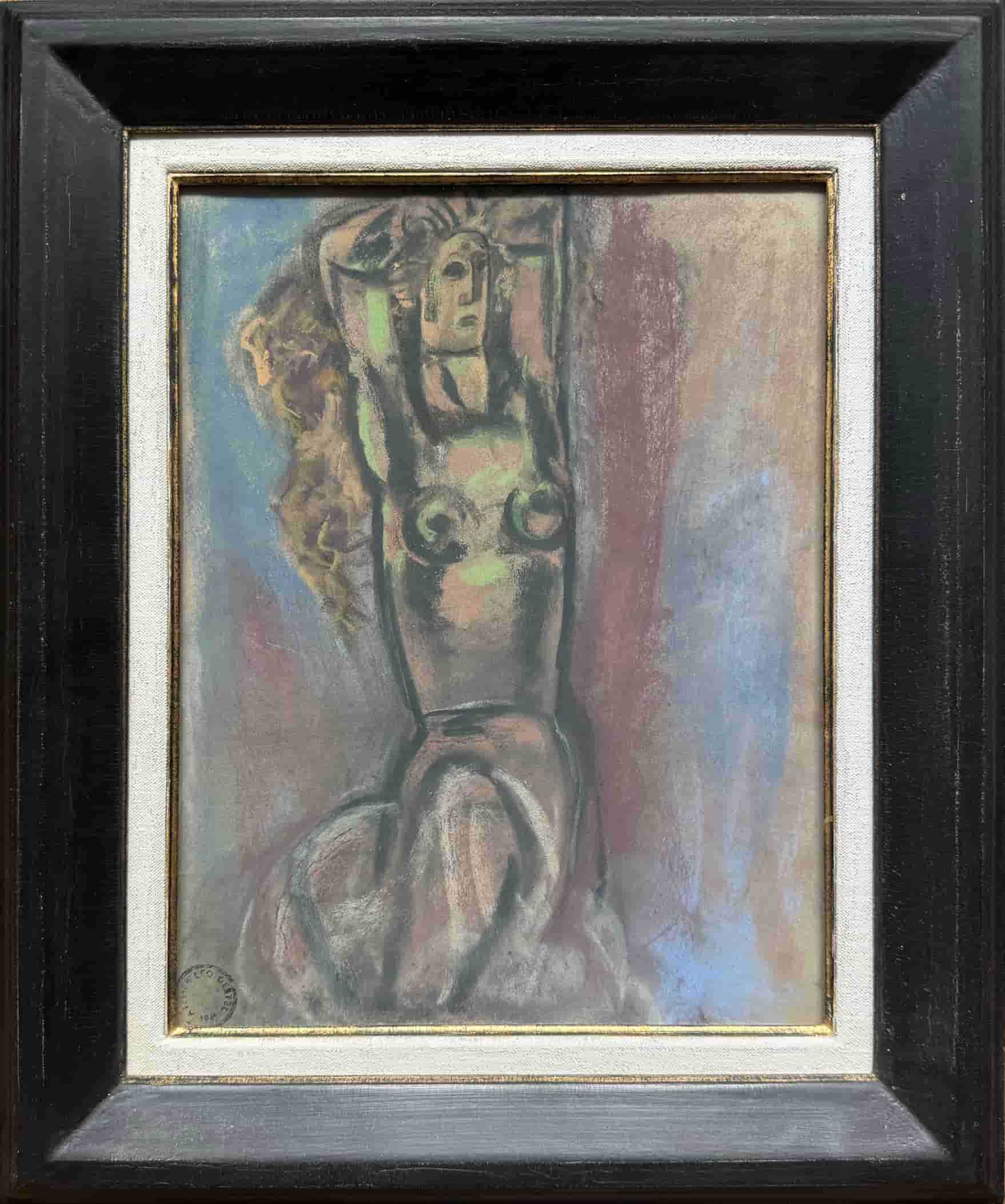 Leo Gestel - Naakt (met lijst)