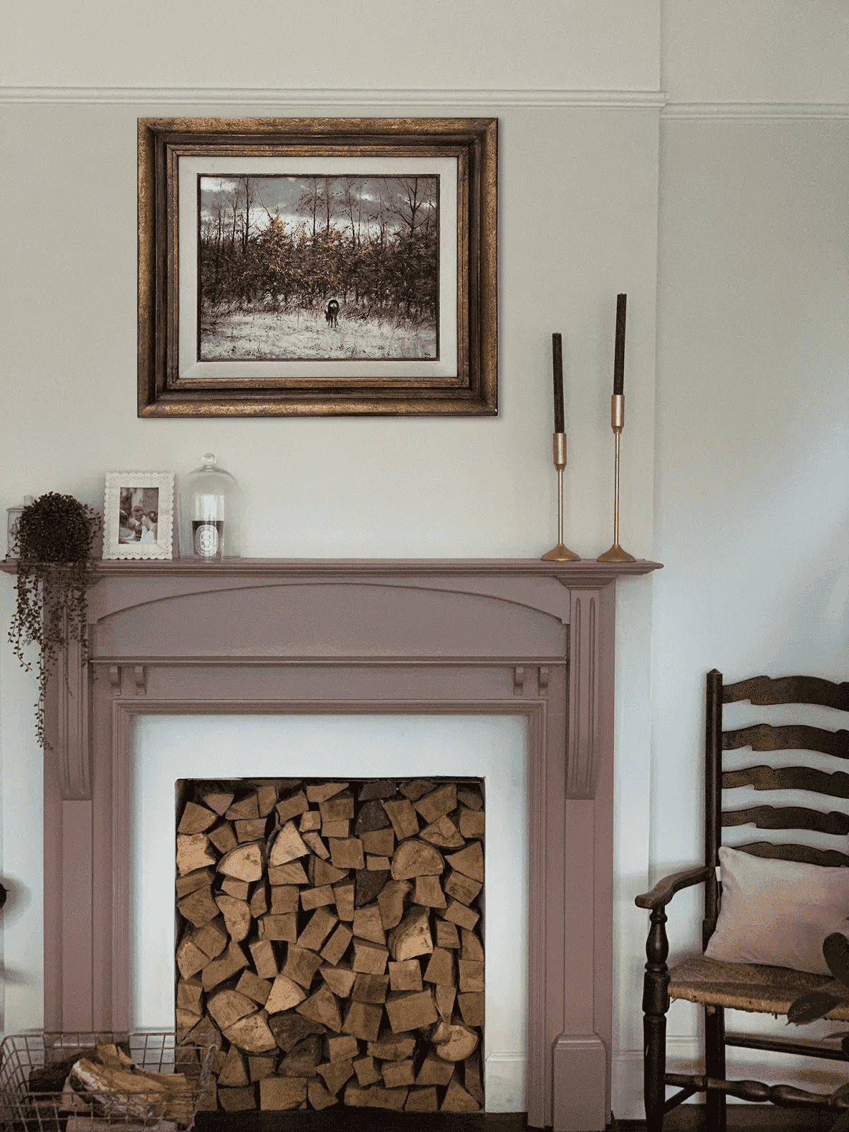 Rien Poortvliet - Ree aan de rand van het bos (in interieur)