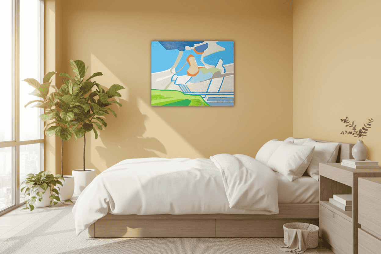 Paul Overhaus - De Dijk (met lijst)