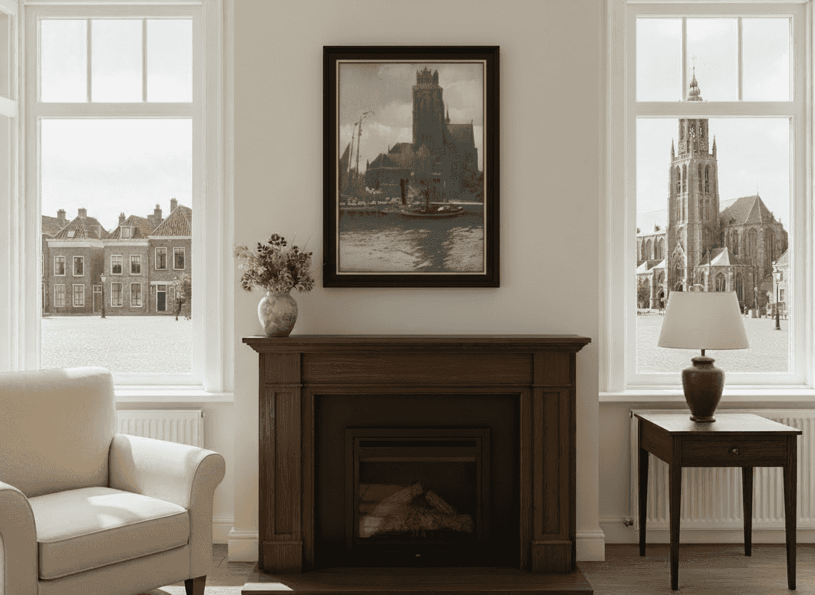 Anthony Pieter Schotel - Grote kerk van Dordrecht (in interieur)