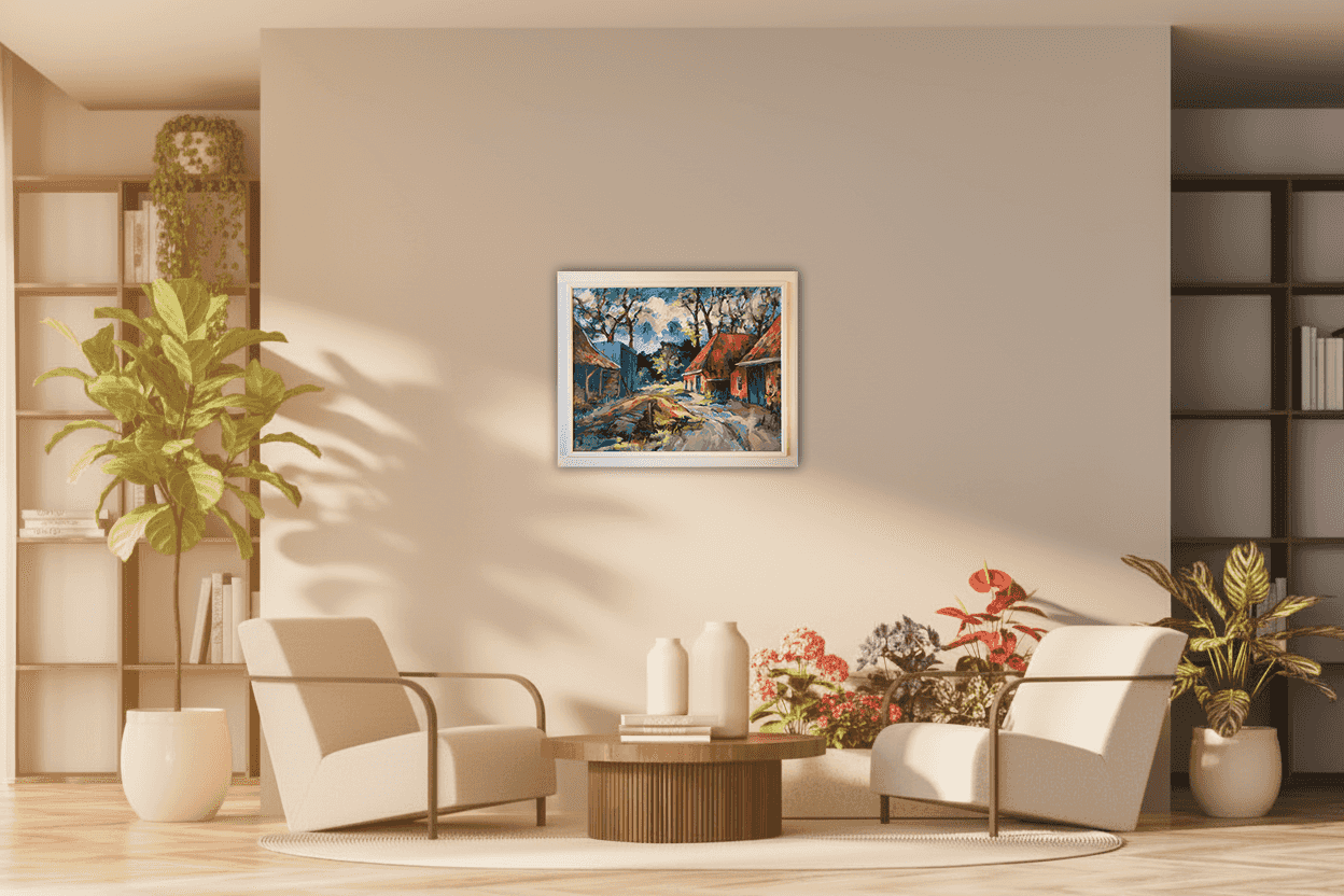 Arie Zuidersma - Boerderij in Uitwierde, Delfzijl (in interieur)