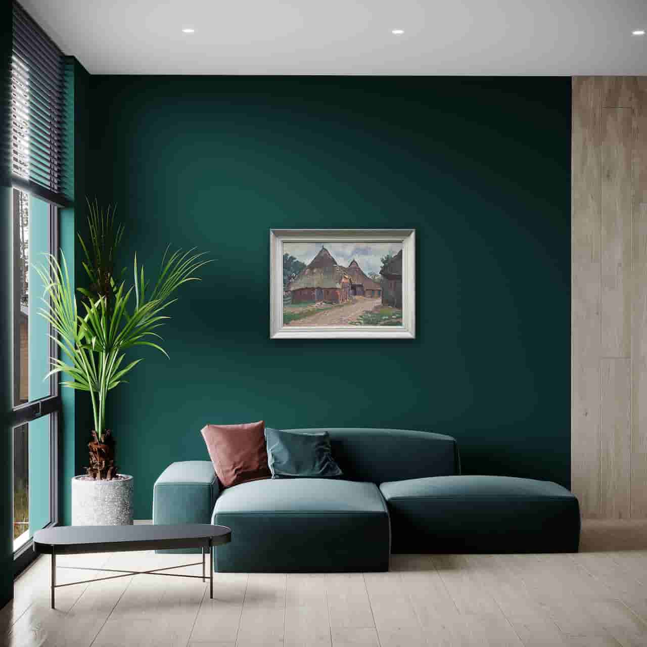 Jan Altink - Boerderij in Orvelte (in interieur)