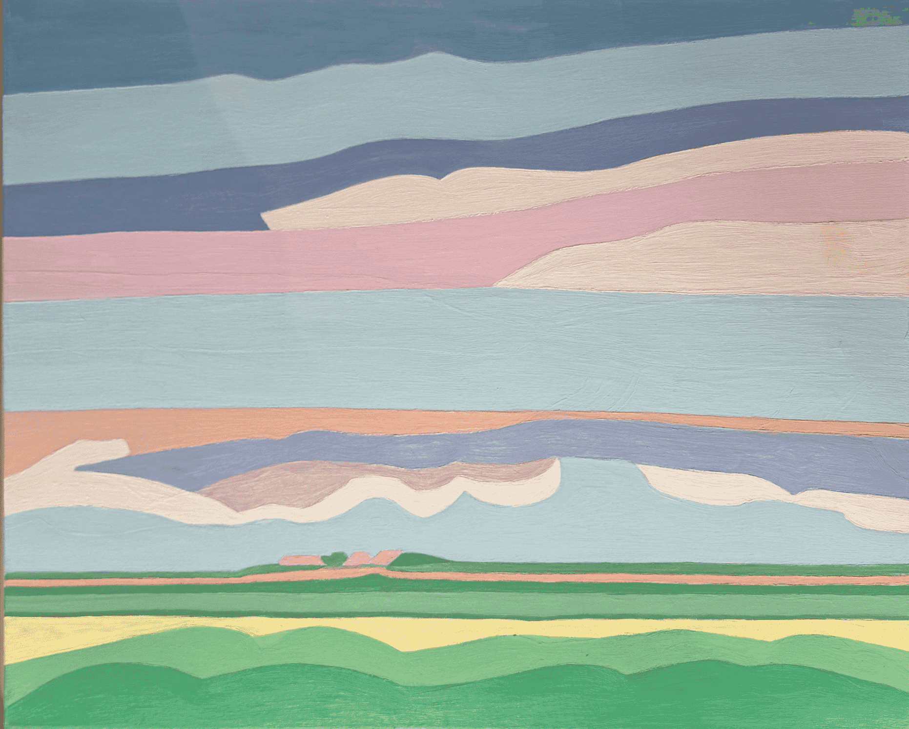 Paul Overhaus - Dorpje in de duinen
