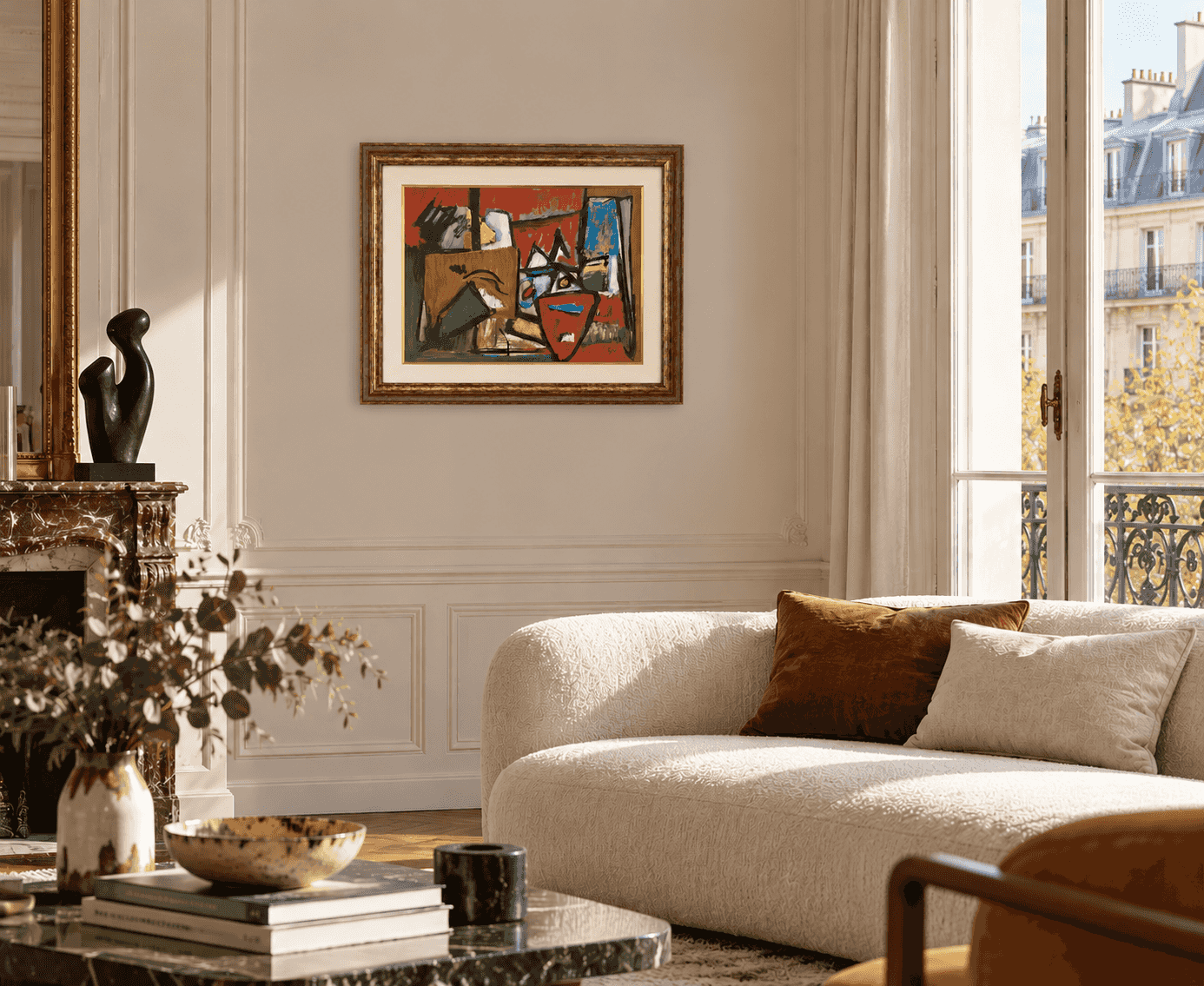 Geer van Velde - Abstracte compositie (1935–1938) (in interieur)