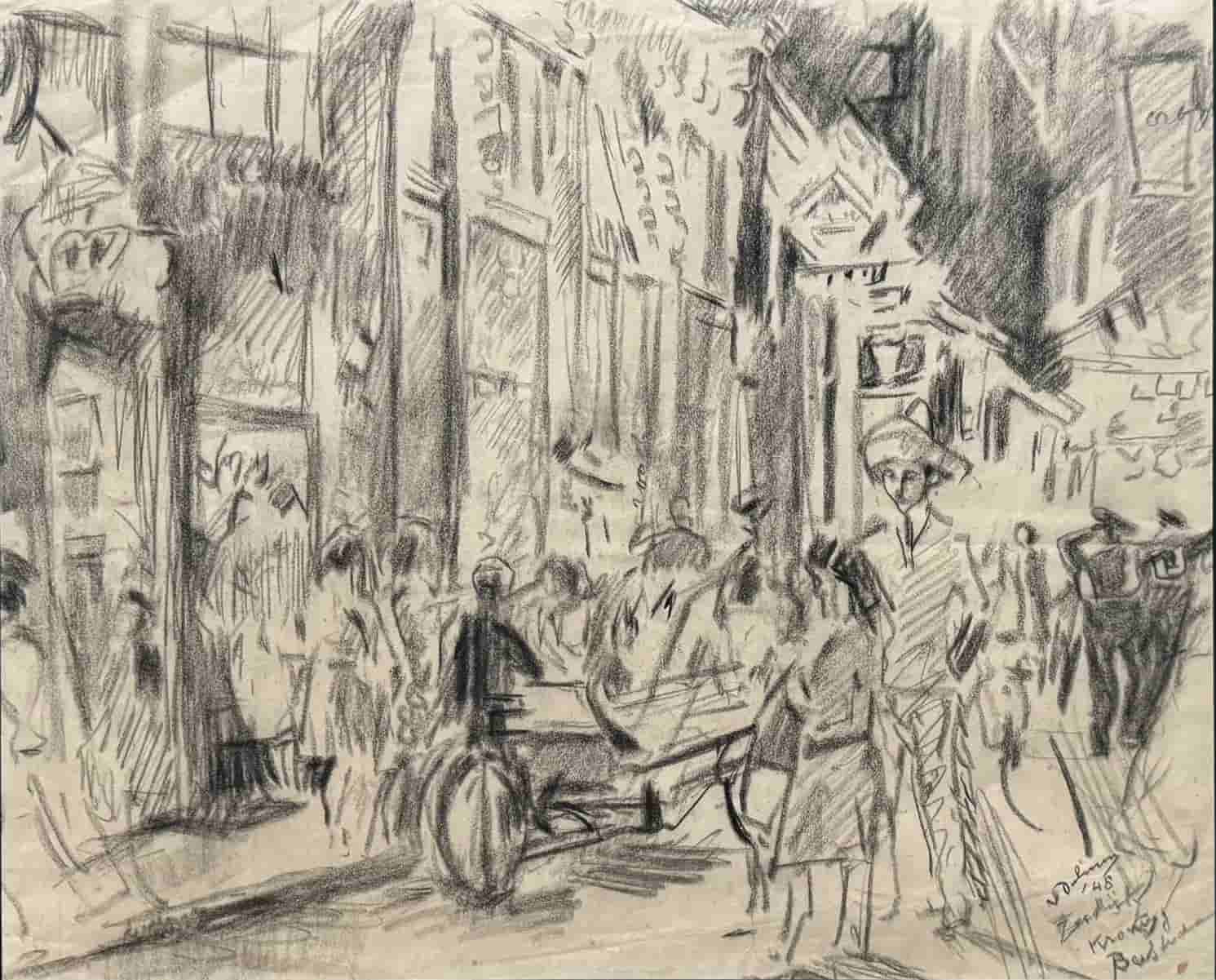 Erasmus Bernard von Dülmen-Krumpelman - Kroning van Koningin Juliana in 1948