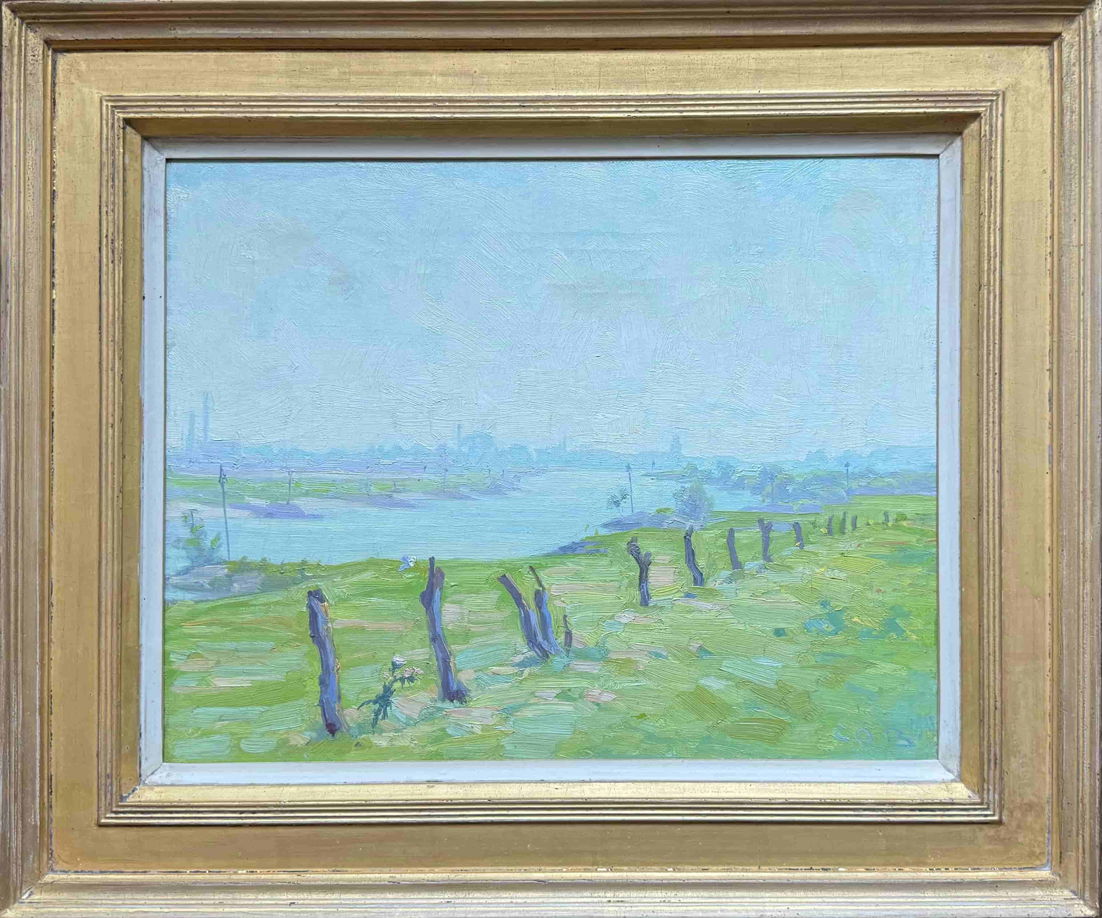 Co Breman - IJssel bij Deventer (met lijst)