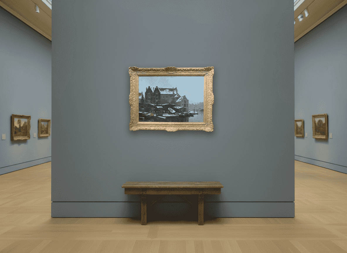 Willem-Alexander Knip - Prinseneiland in de winter (in interieur)