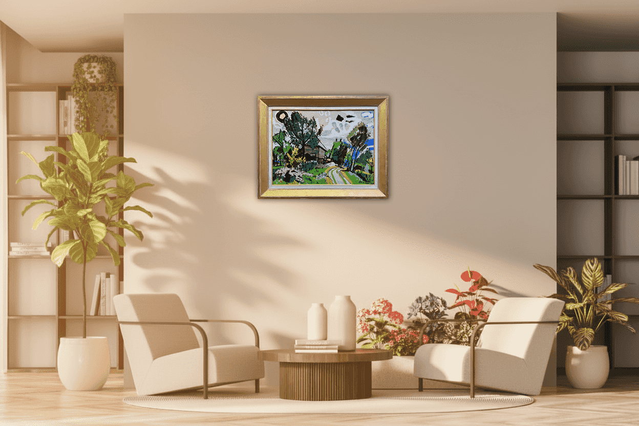 Jan van der Zee - Groningse boerderij (in interieur)