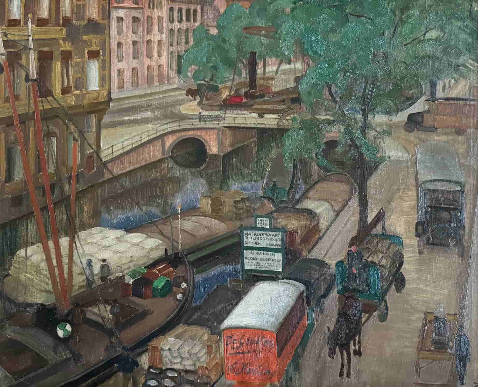 Harmen Meurs - Bedrijvigheid op de Kloveniersburgwal 