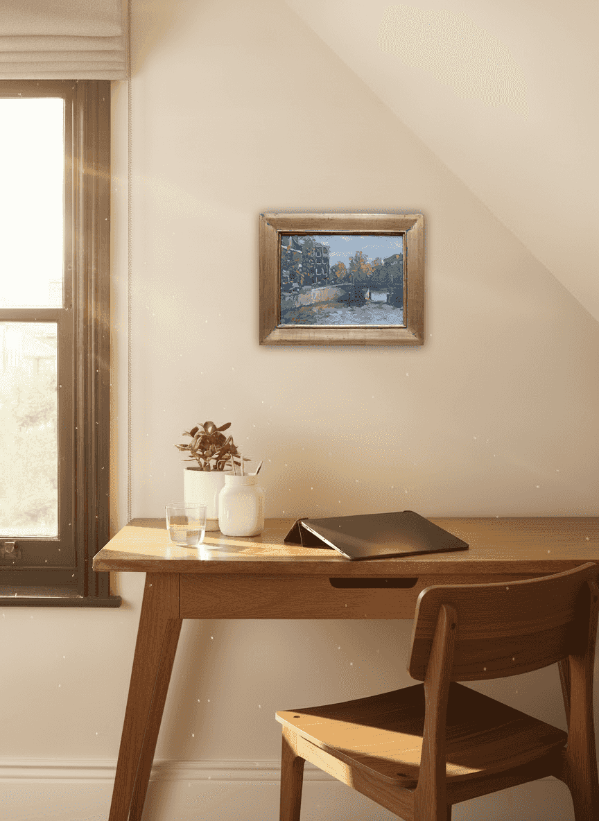 Frans Koppelaar - Prinsengracht-Leidsegracht te Amsterdam (in interieur)