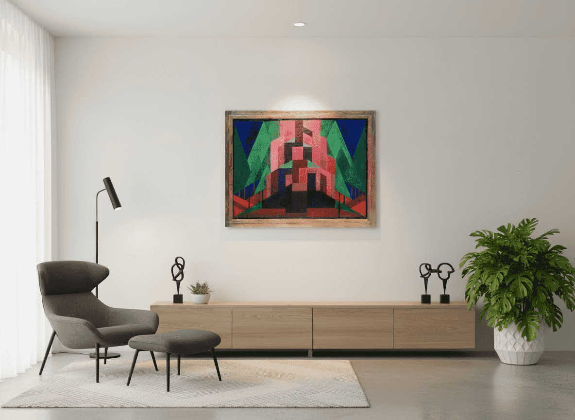 Louise (Lou) Loeber - Rots (in interieur)