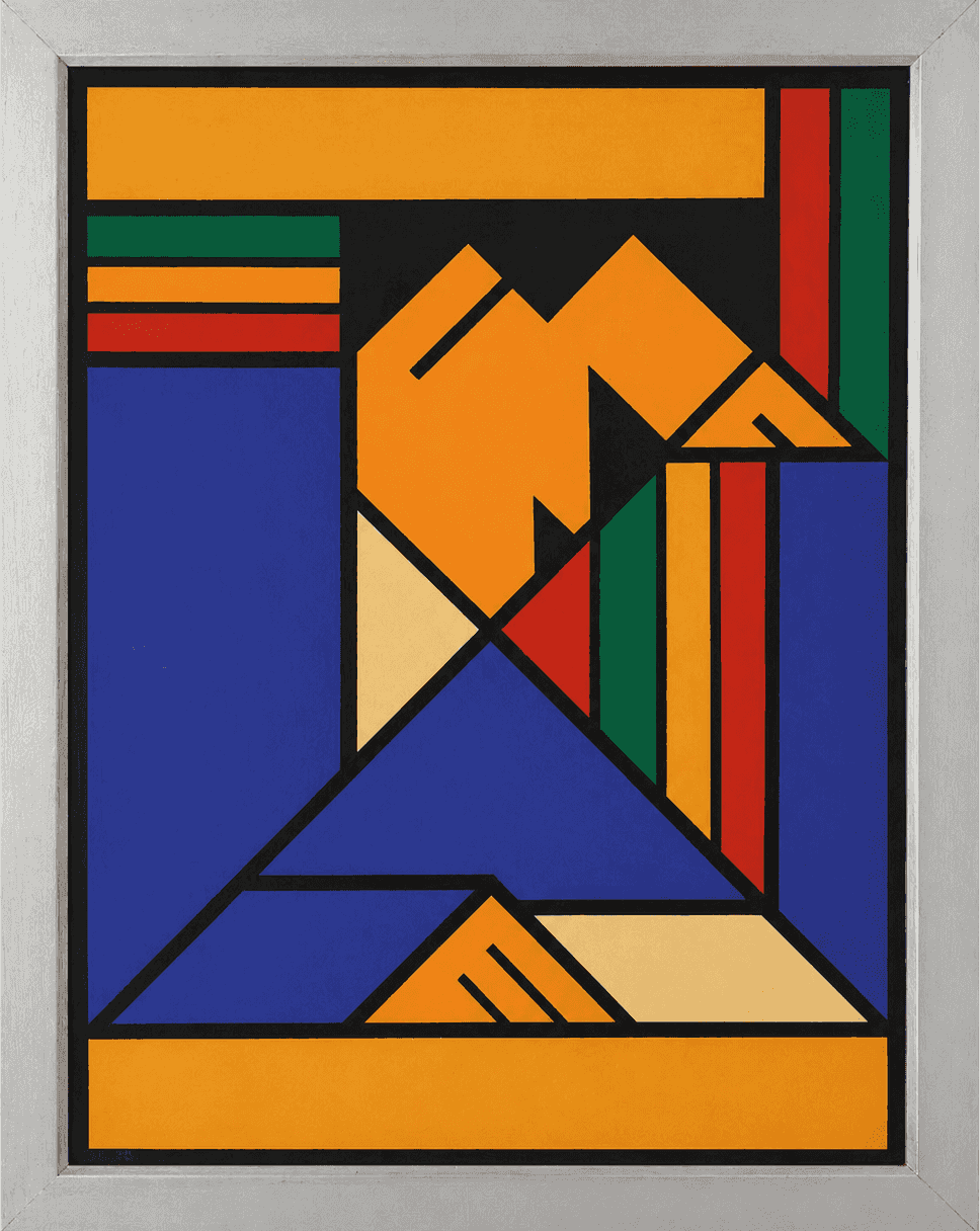 Louise (Lou) Loeber - Lezende man (met lijst)