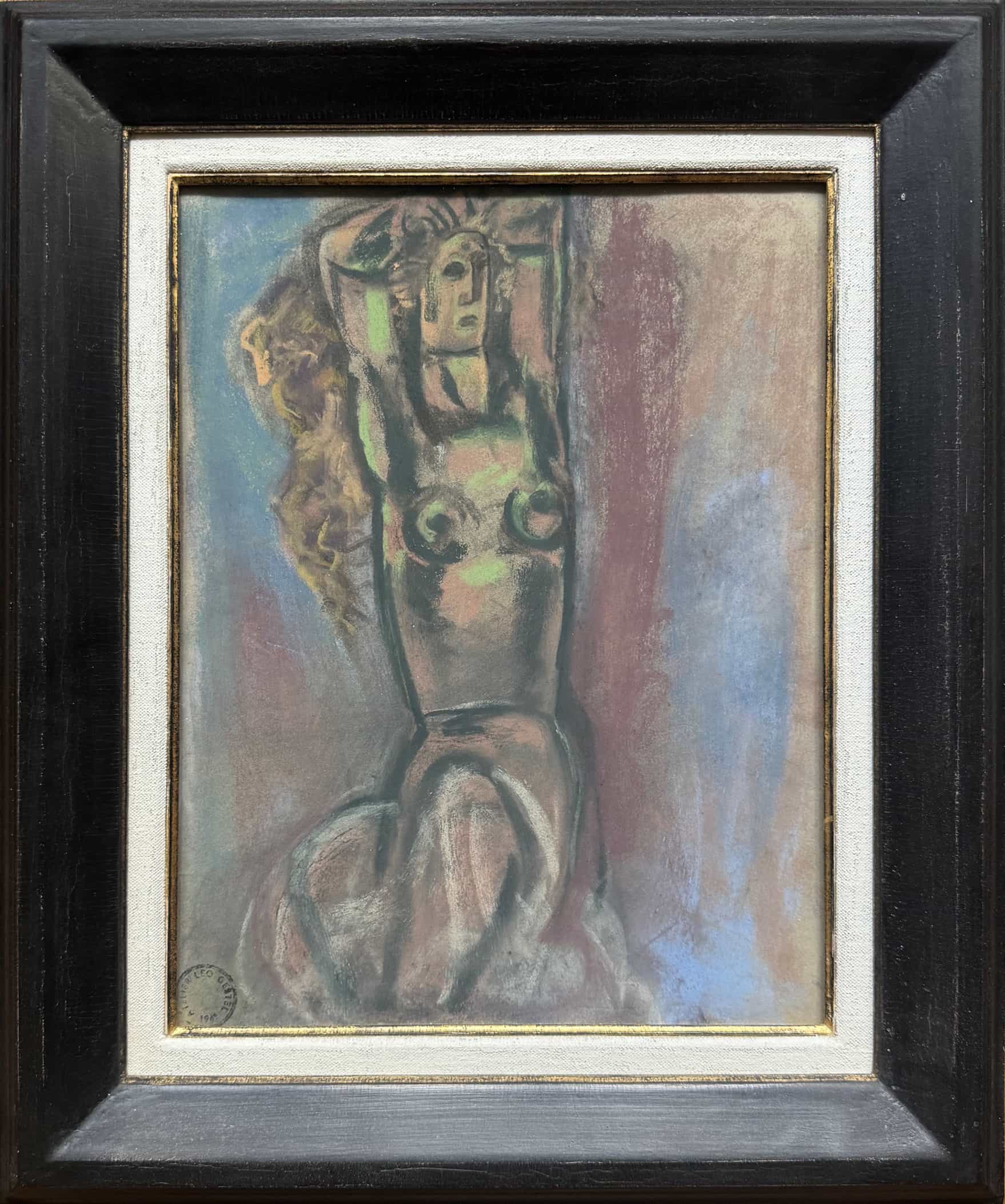 Leo Gestel - Naakt (met lijst)