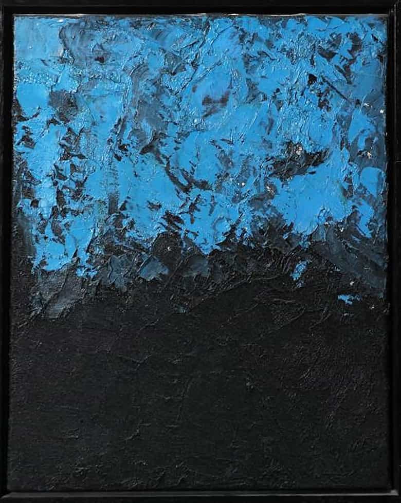Landschaft zonder lijst