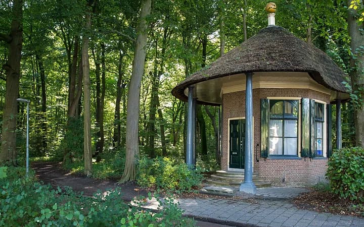 Jan Altink, Siep van den Berg en de Theekoepel in het Sterrebos in Groningen