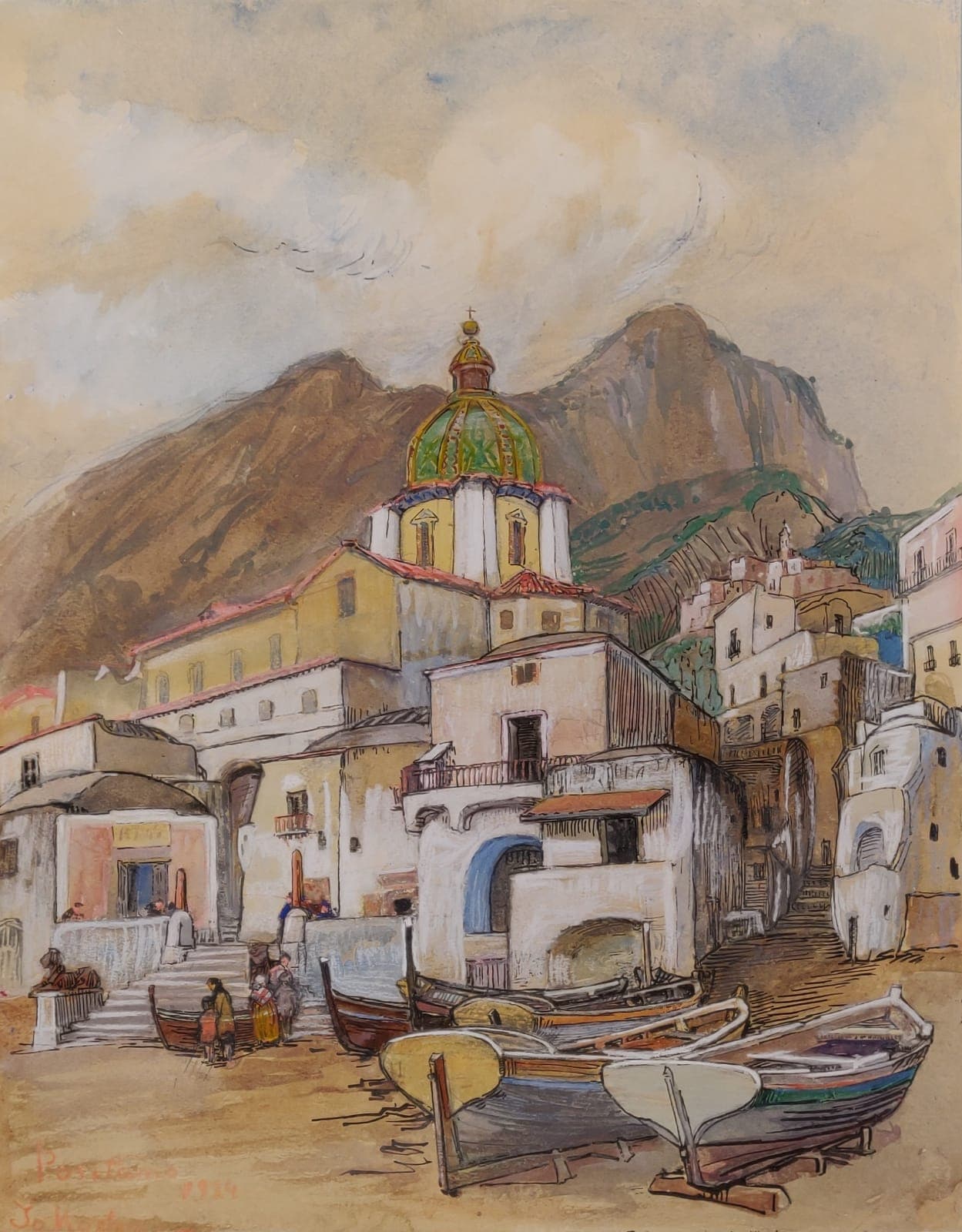 Positano: kunstenaarsdorp in Italië