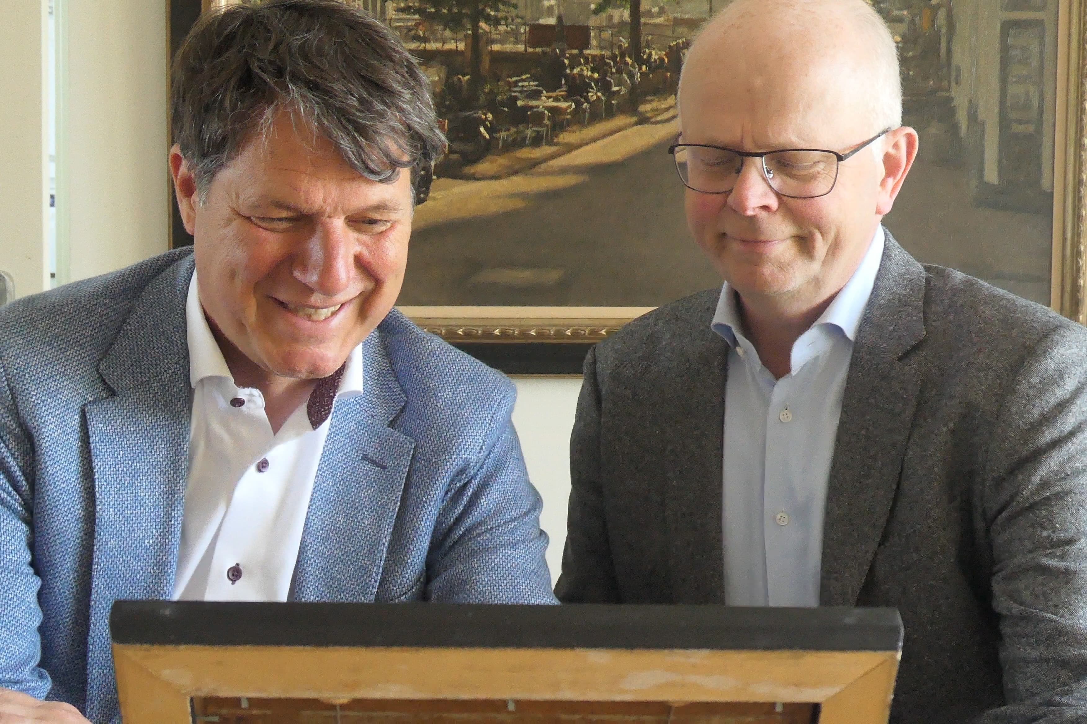 Hans Heintz en Bert Bruning