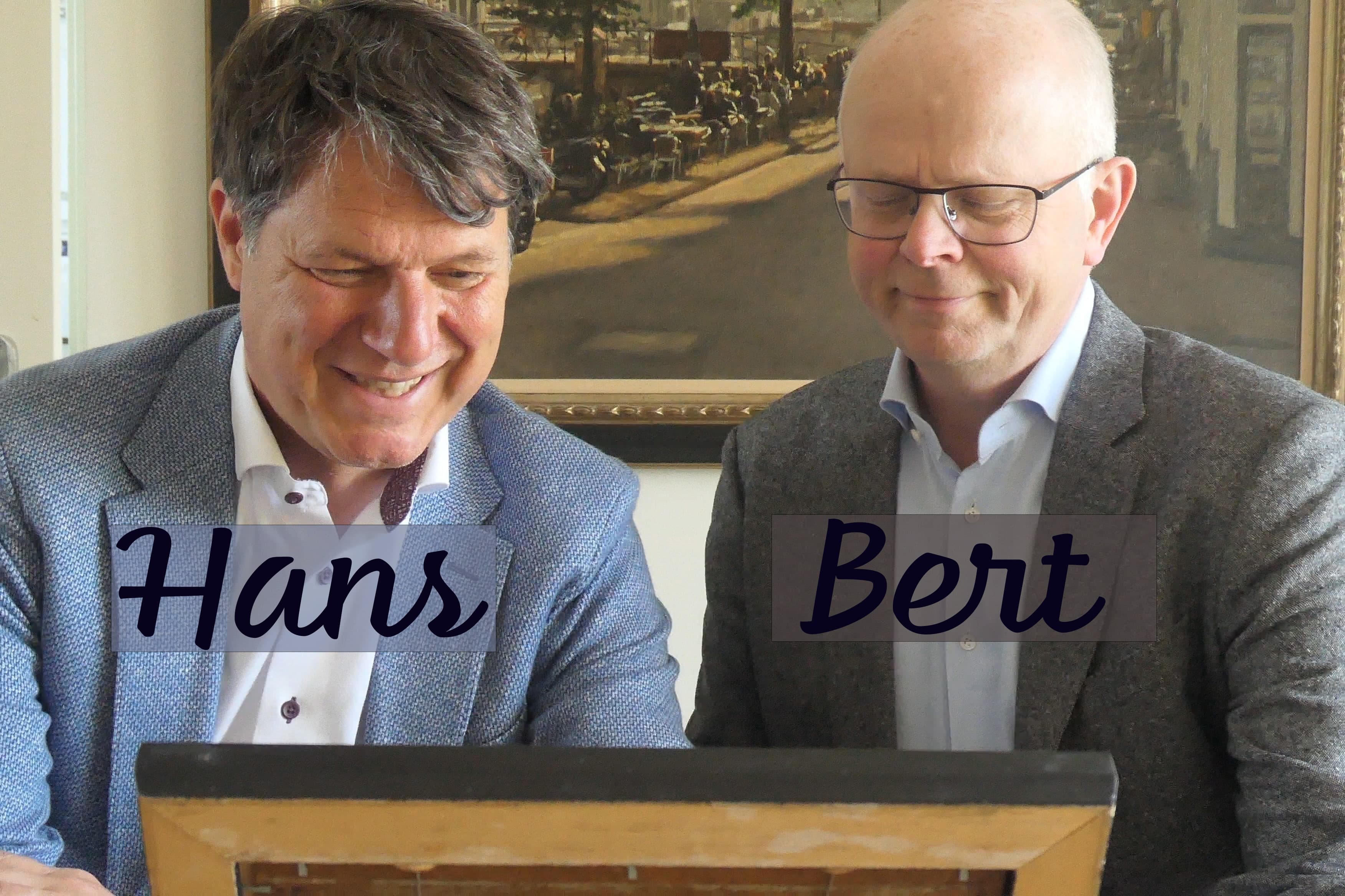 Bert Bruning en Hans Heintz, de oprichters van Bruning Heintz
