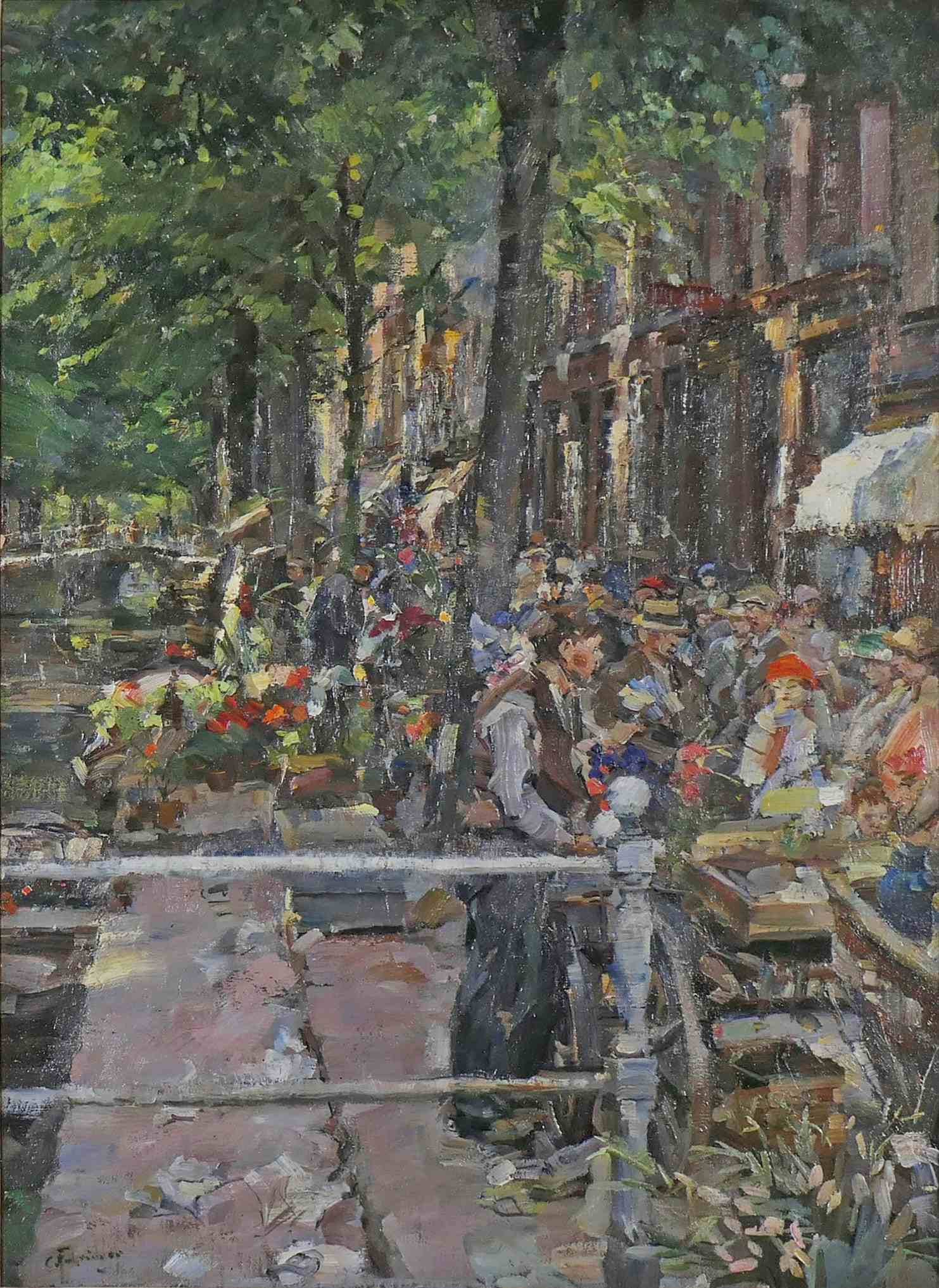 Bloemenmarkt te Delft