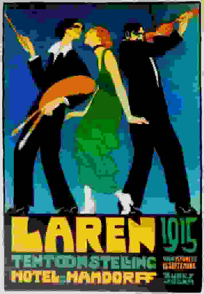 Affiches voor exposities in Hotel Hamdorff te Laren