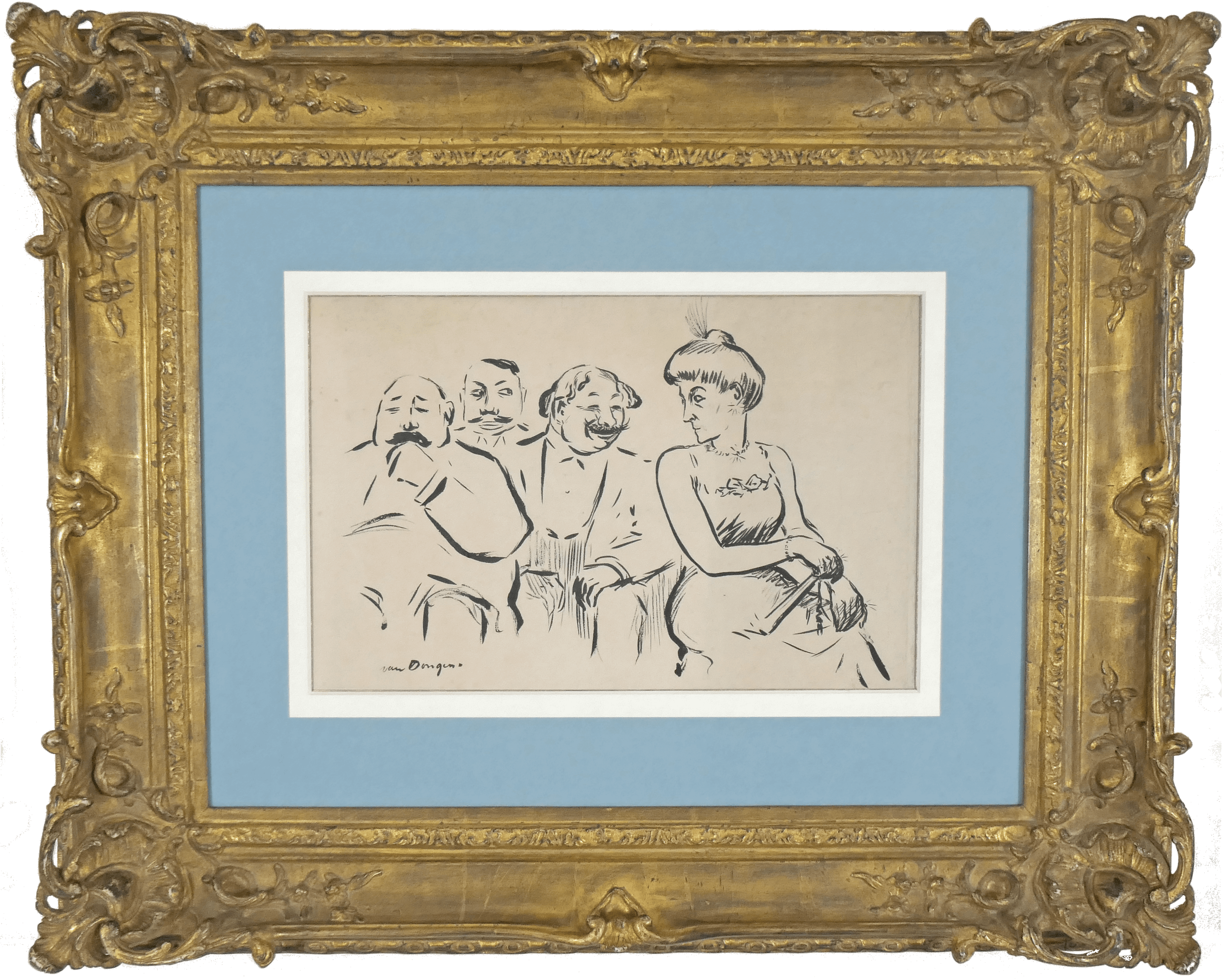 De conversatie zonder lijst