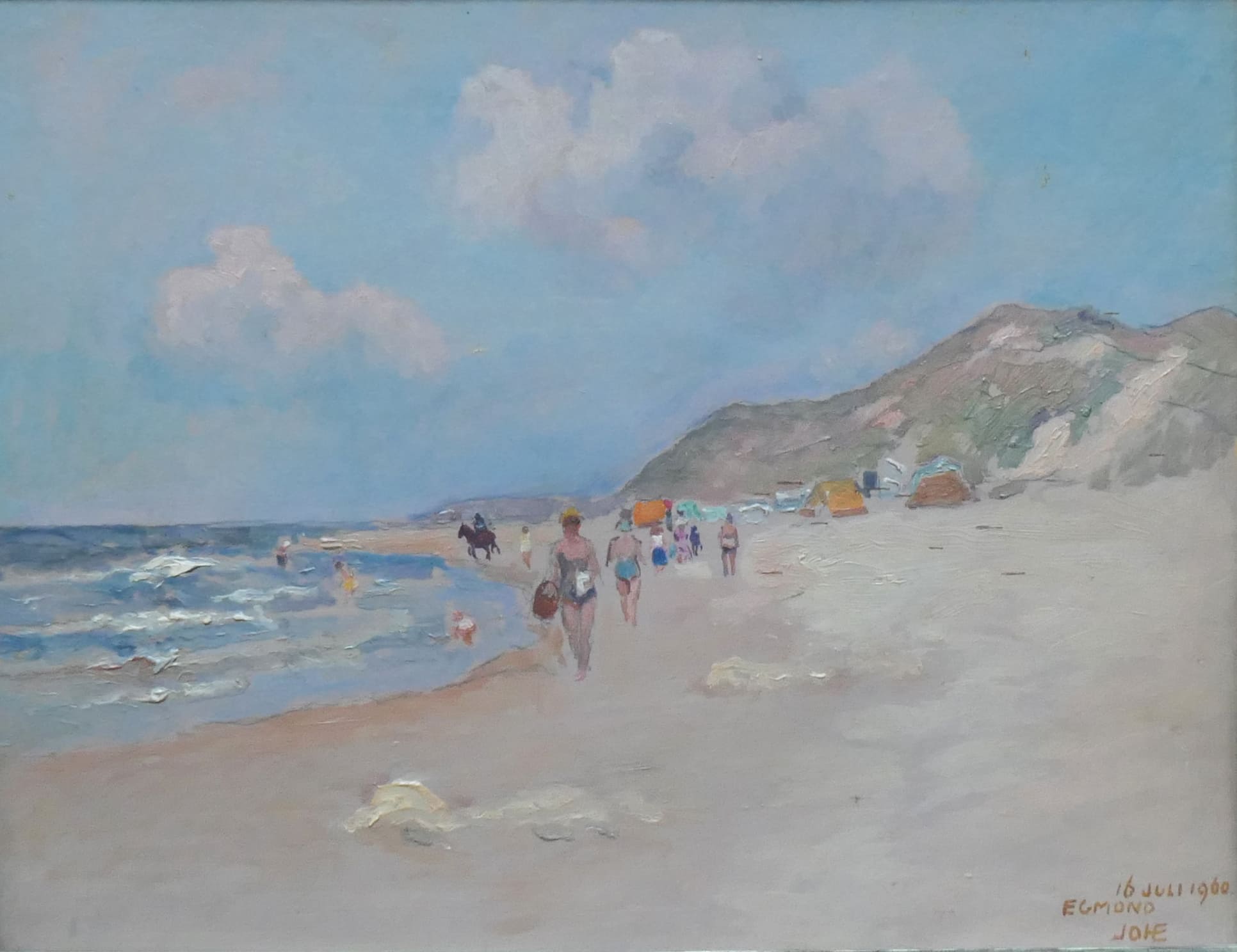 Strand Egmond zonder lijst