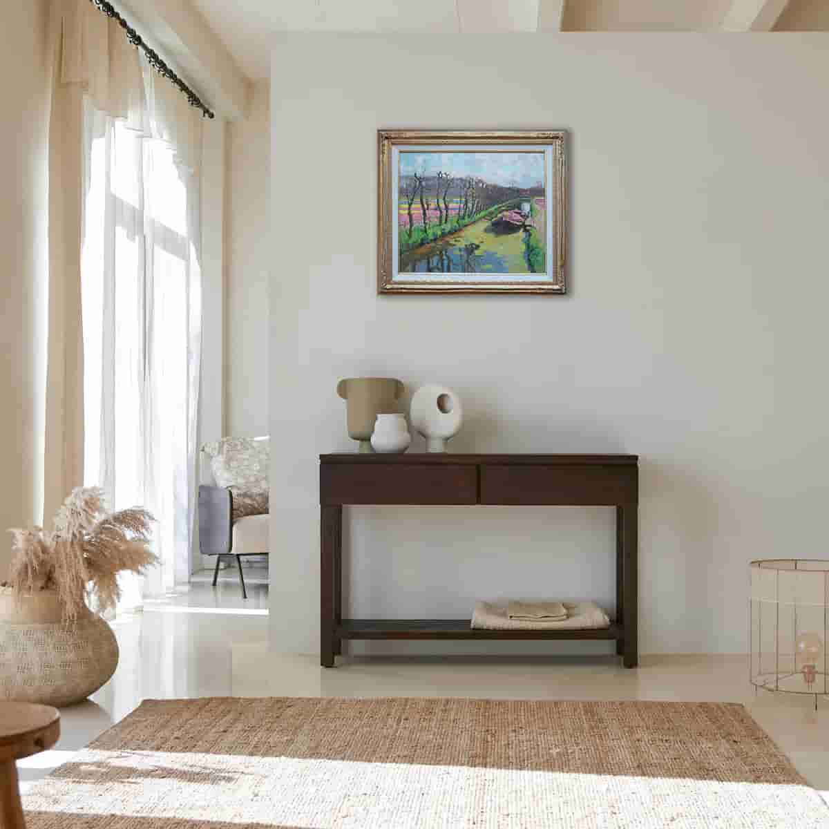 Ben Viegers - Vaart langs bollenvelden (in interieur)