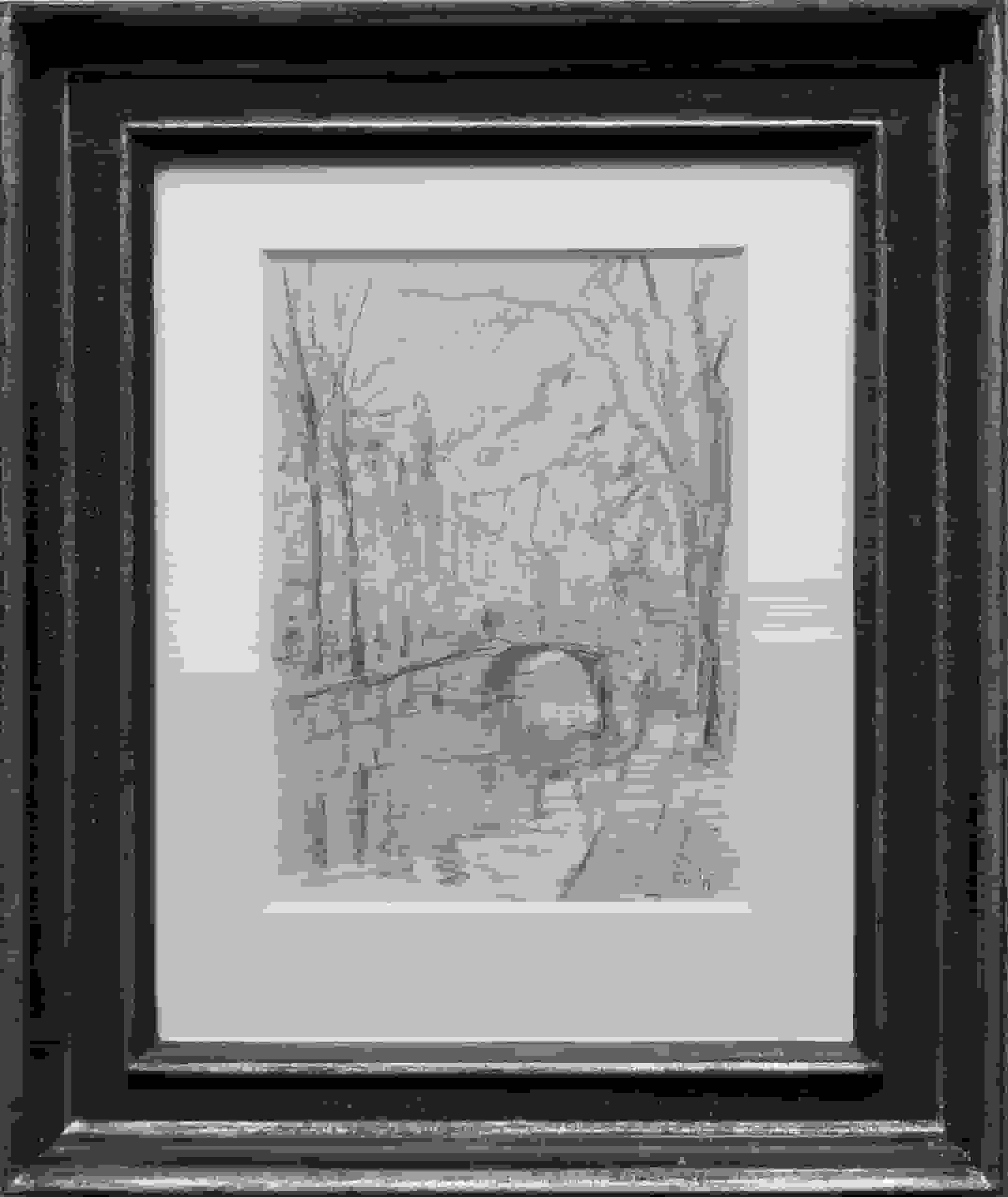 Kees van Dongen - Grachtje Delft (met lijst)