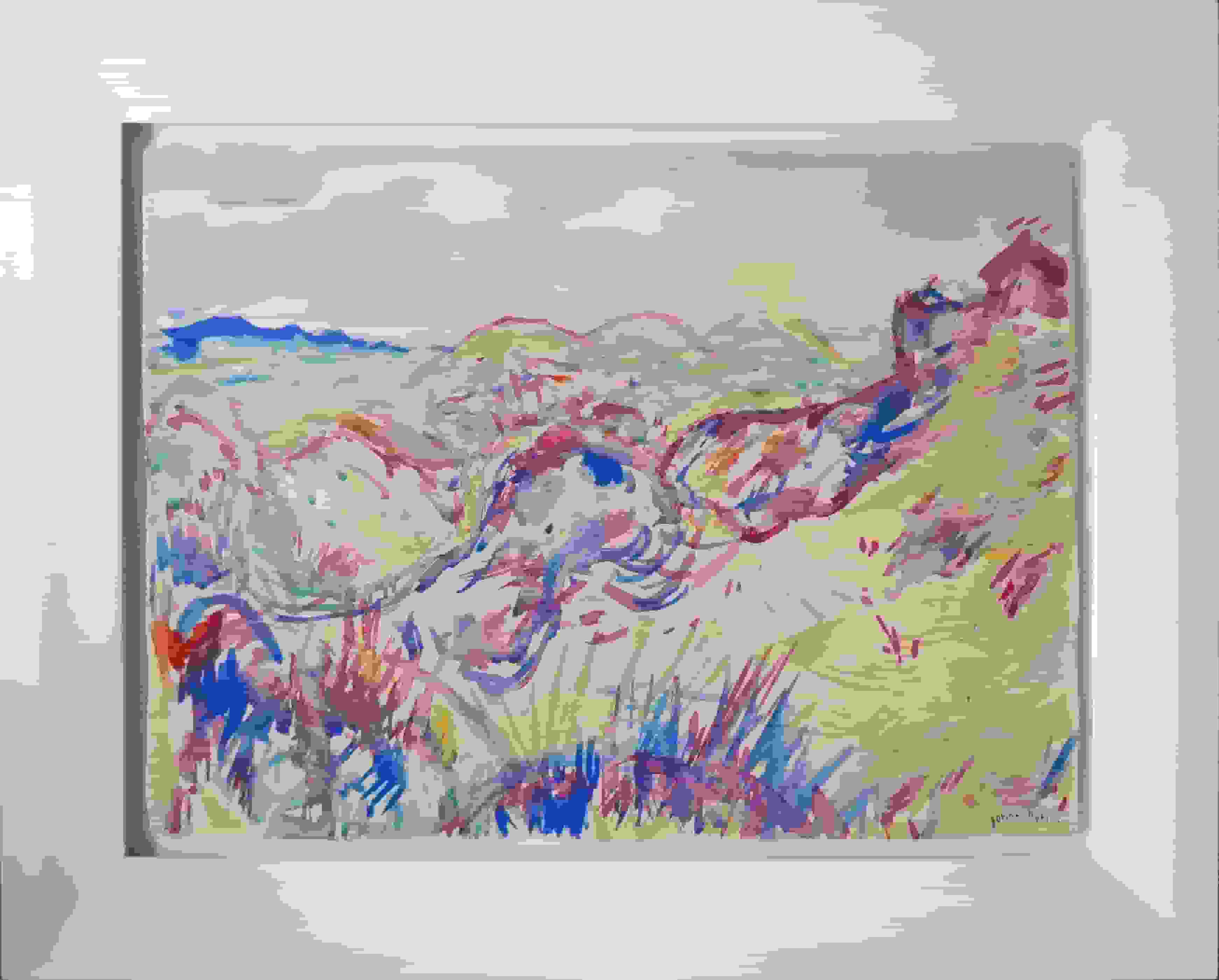 Johan Dijkstra - Duingezicht (met lijst)