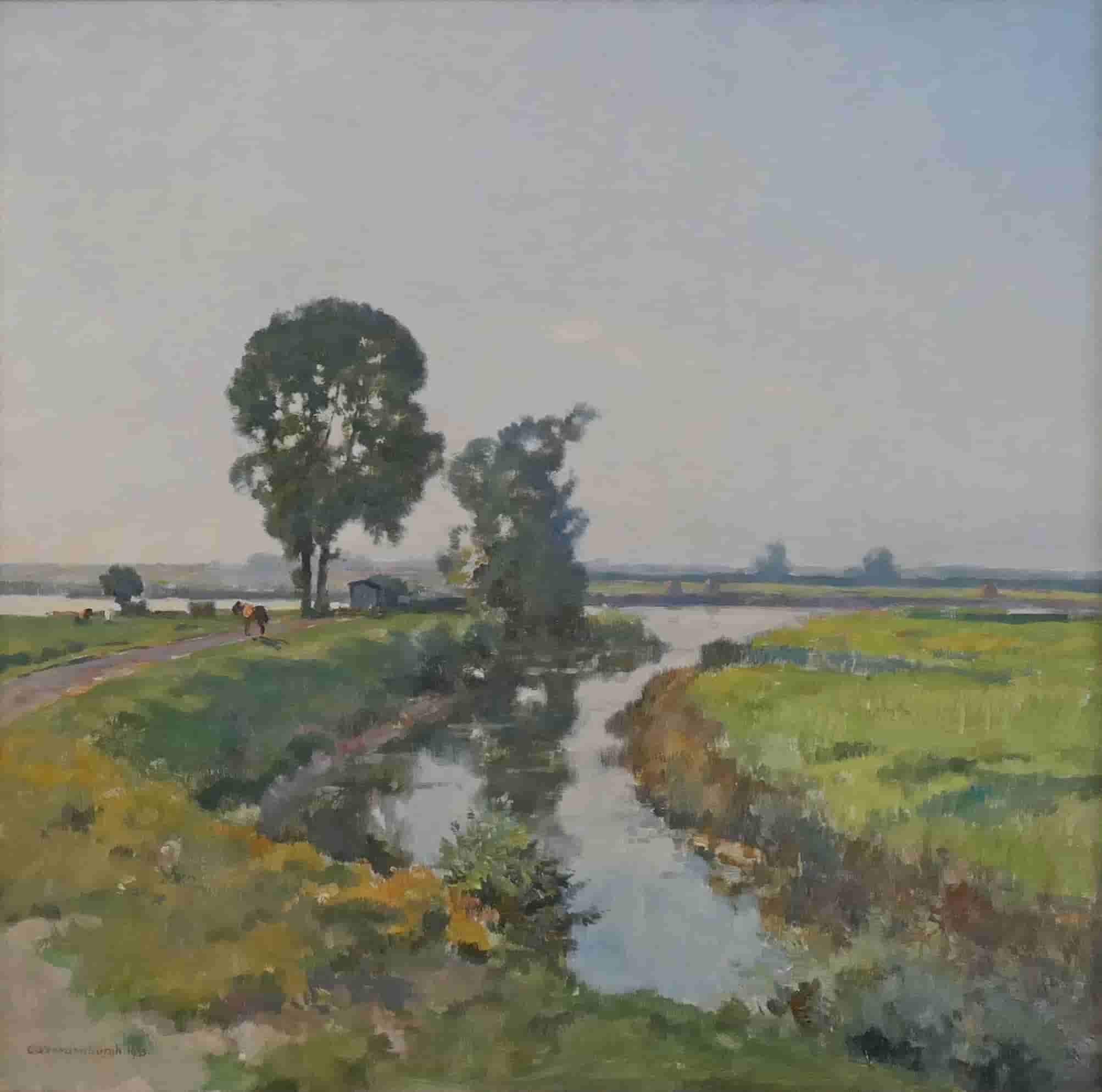 Cornelis Vreedenburgh - Rivierlandschap