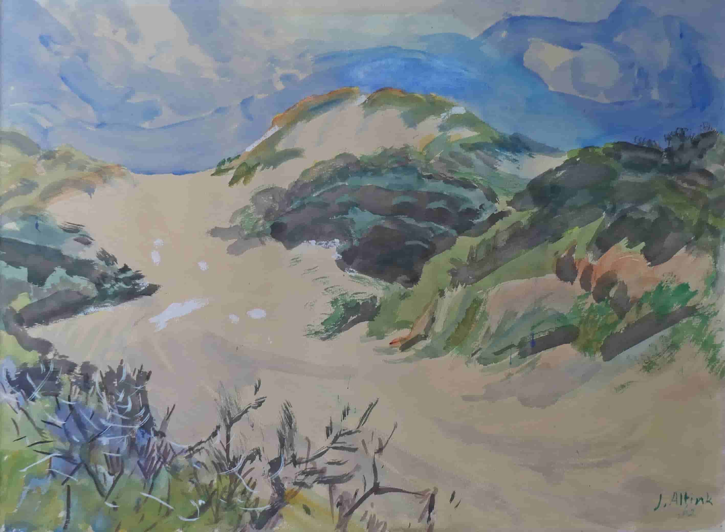 Jan Altink - Duinen (zonder lijst)